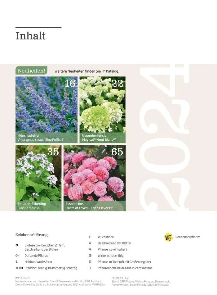 Gartencenter Jahreskatalog 2024 von 20. Mai bis 31. Dezember 2024 - Flugblätt seite  6
