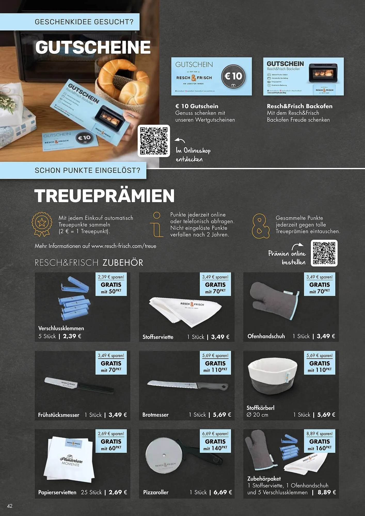 Resch & Frisch Flugblatt von 1. Jänner bis 31. Dezember 2024 - Flugblätt seite 42