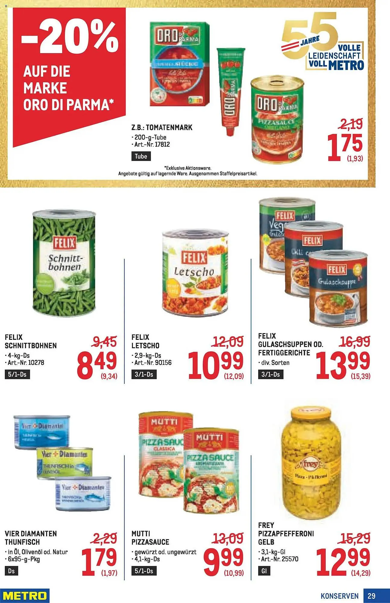 Metro Flugblatt von 19. März bis 1. April 2026 - Flugblätt seite 29