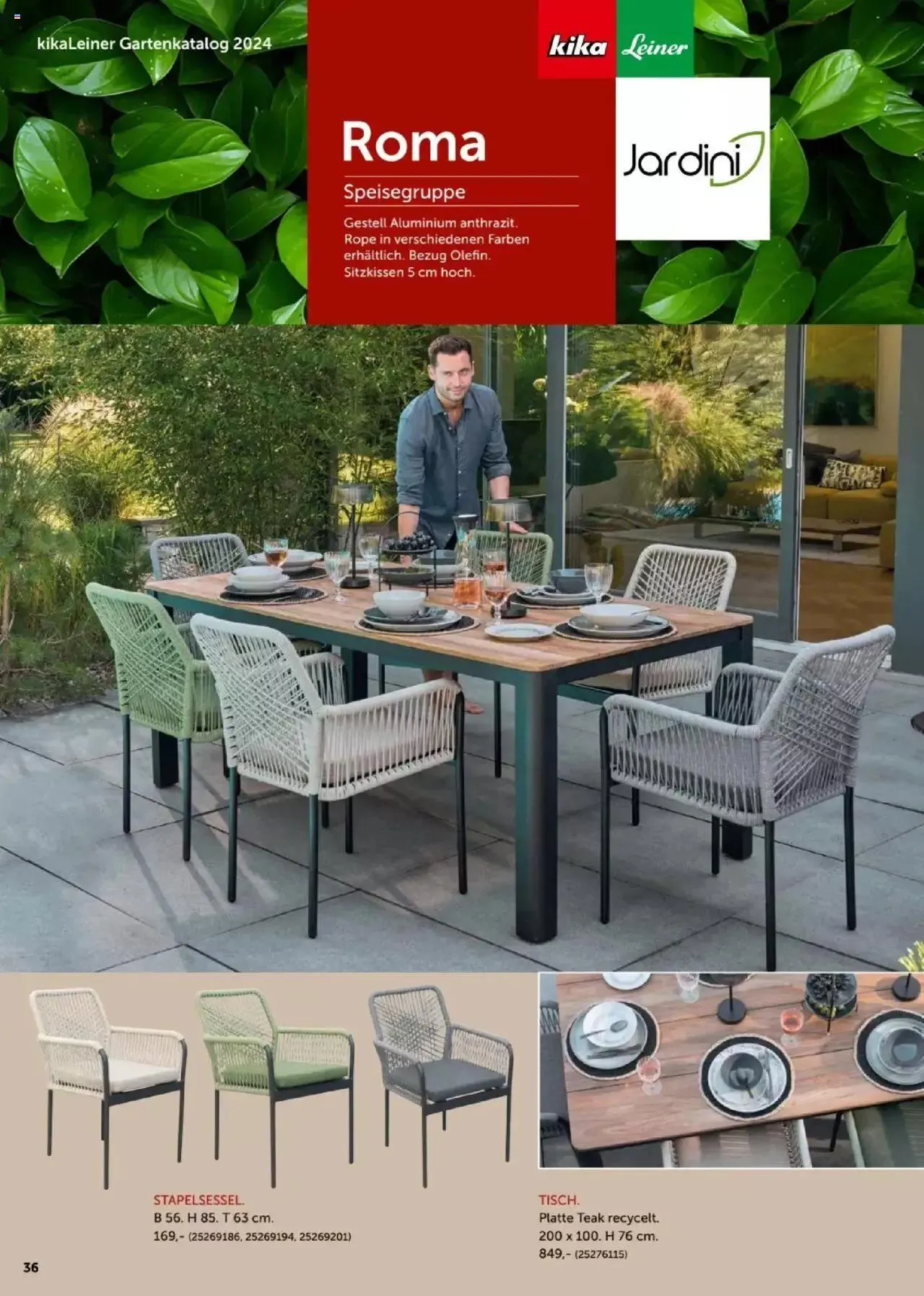 Leiner Garten Katalog 2024 von 4. März bis 30. September 2024 - Flugblätt seite  36