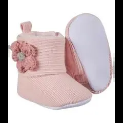 Babyschuhe in Rosa Teddykopf Baby, Boots