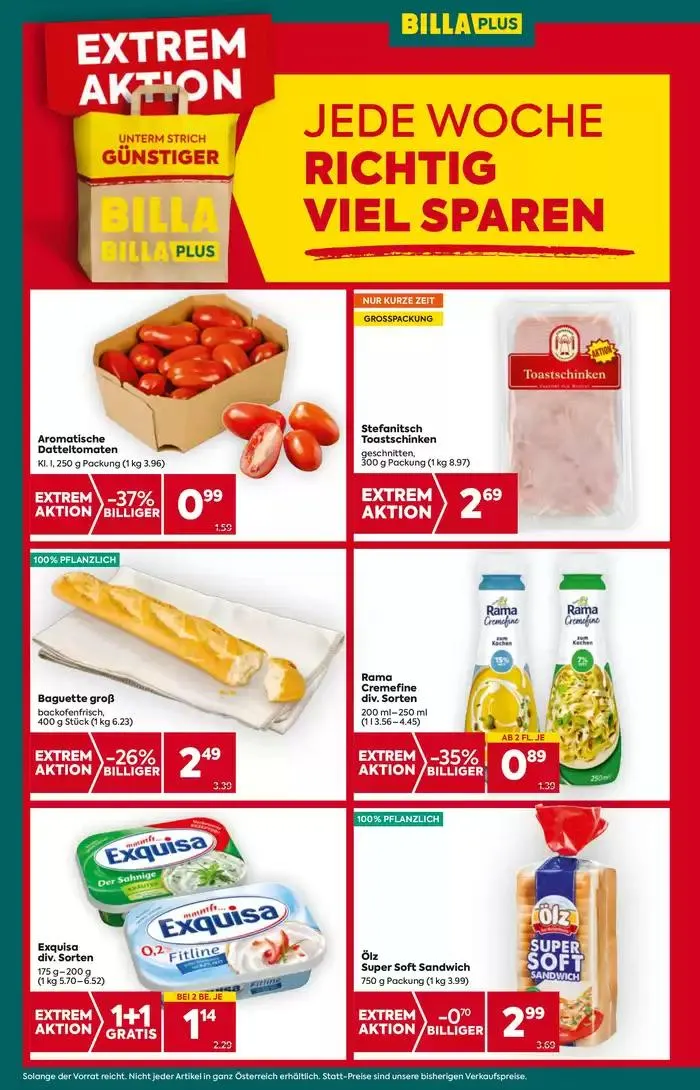 Vorschau BILLA PLUS Wien KW43 von 22. Oktober bis 5. November 2024 - Flugblätt seite 4