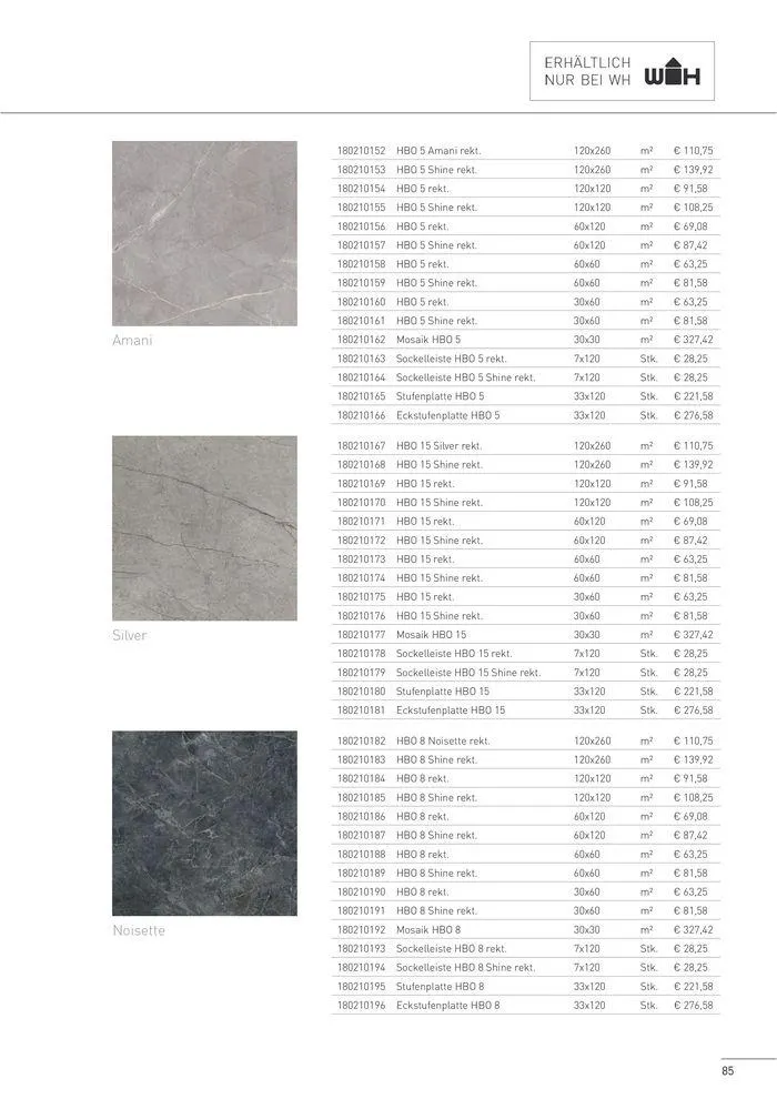 Fliesen 2024 von 5. Juni bis 31. Dezember 2024 - Flugblätt seite  83