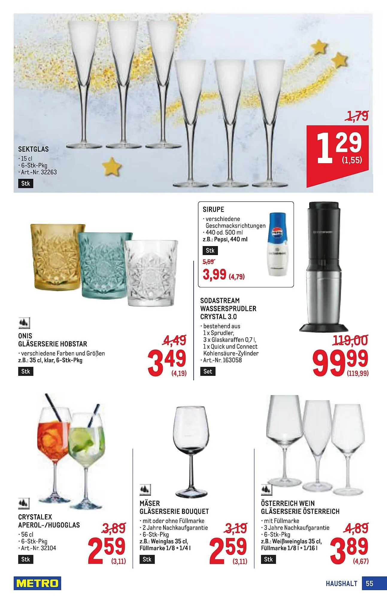 Metro Flugblatt von 11. Dezember bis 7. Jänner 2026 - Flugblätt seite  55