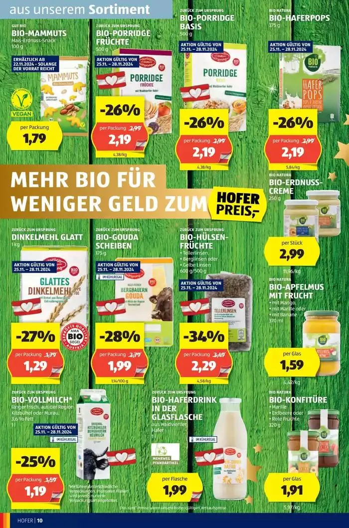 Blättern Sie online im HOFER Flugblatt von 20. November bis 4. Dezember 2024 - Flugblätt seite 12