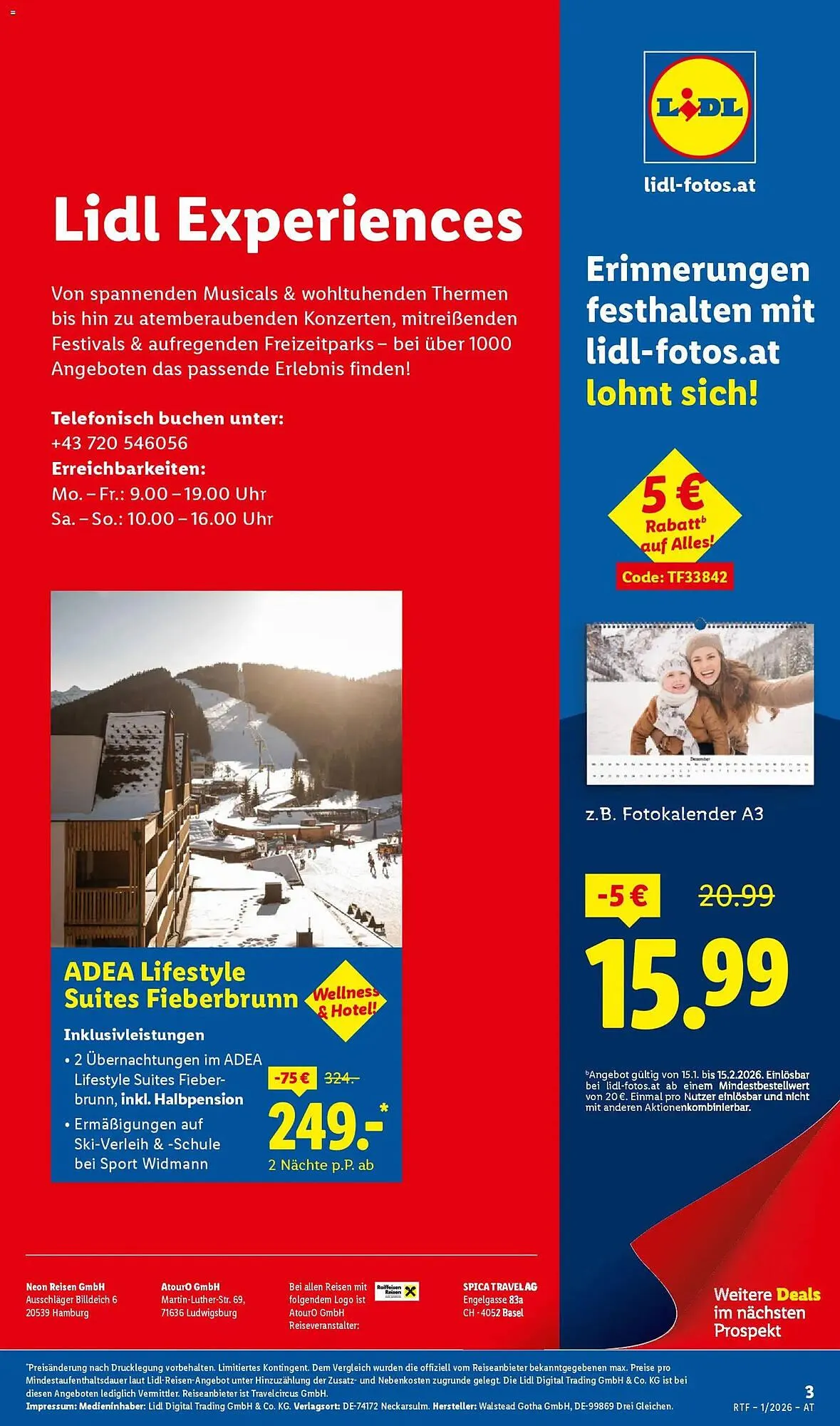 Lidl Flugblatt von 14. Jänner bis 15. Februar 2026 - Flugblätt seite 3