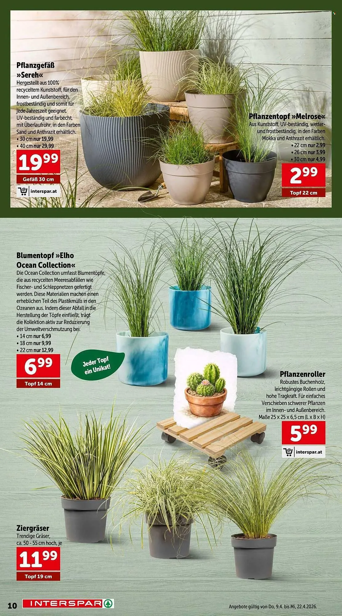 Interspar Flugblatt von 9. April bis 22. April 2026 - Flugblätt seite  10
