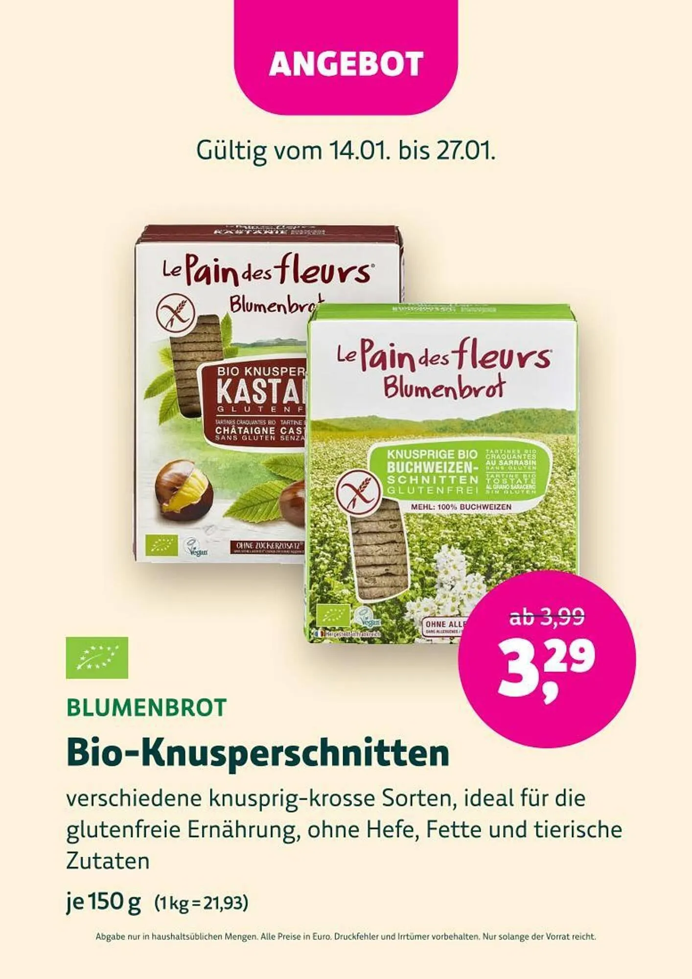 Denn's Biomarkt Flugblatt von 14. Jänner bis 27. Jänner 2026 - Flugblätt seite  12