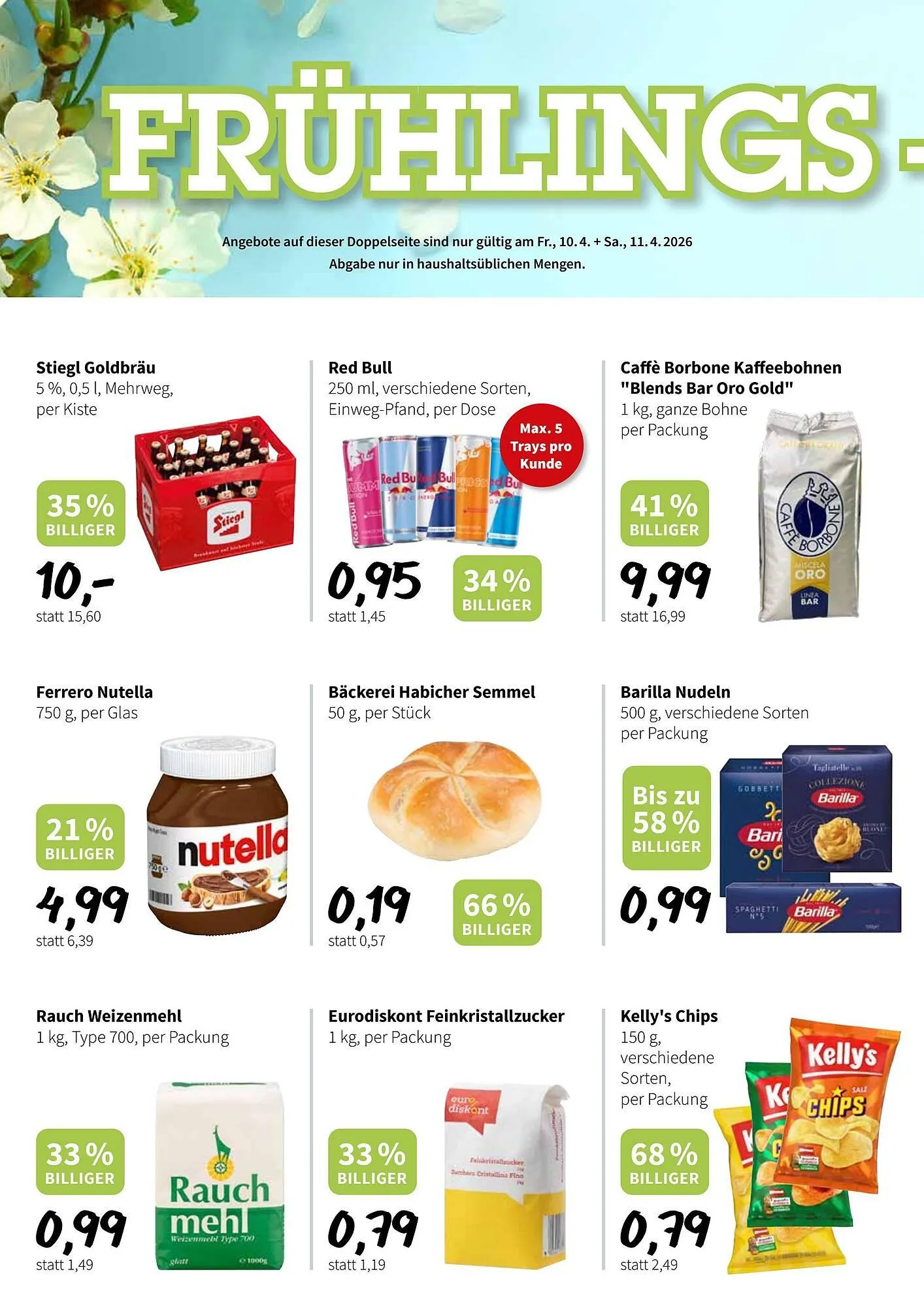 Eurogast Grissemann Flugblatt von 10. April bis 11. April 2026 - Flugblätt seite  4