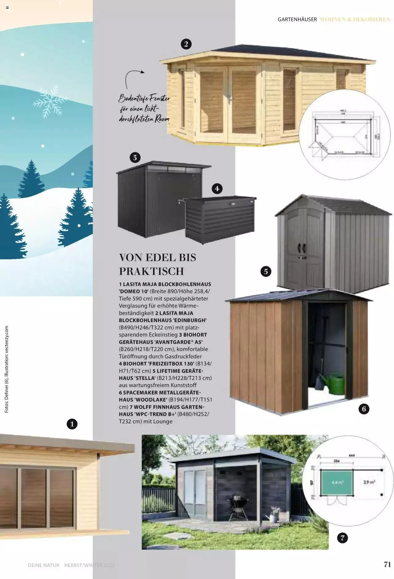 Dehner Flugblatt von 10. Oktober bis 31. Dezember 2023 - Flugblätt seite  71