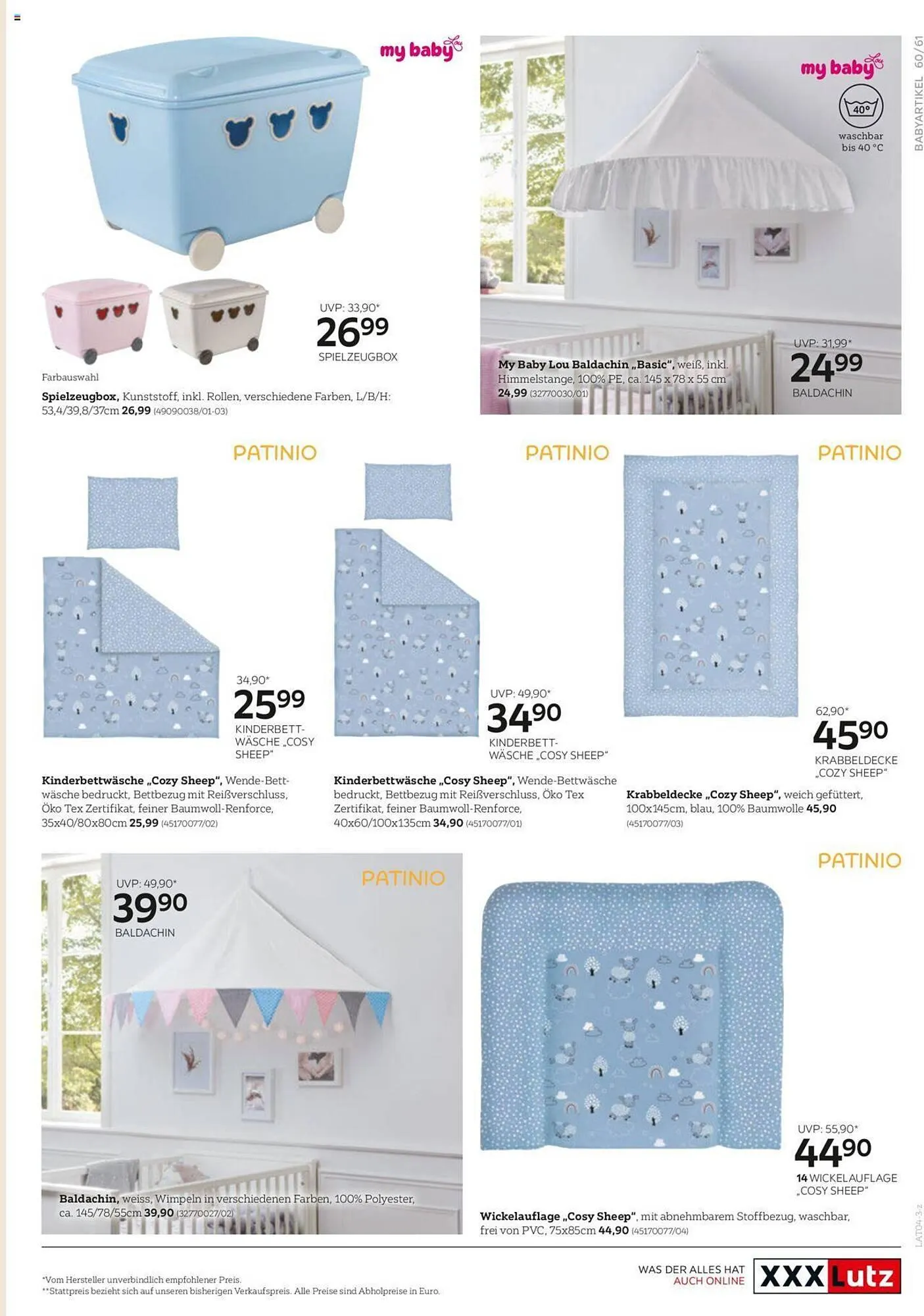 XXXLutz Flugblatt von 18. April bis 31. Dezember 2023 - Flugblätt seite 61