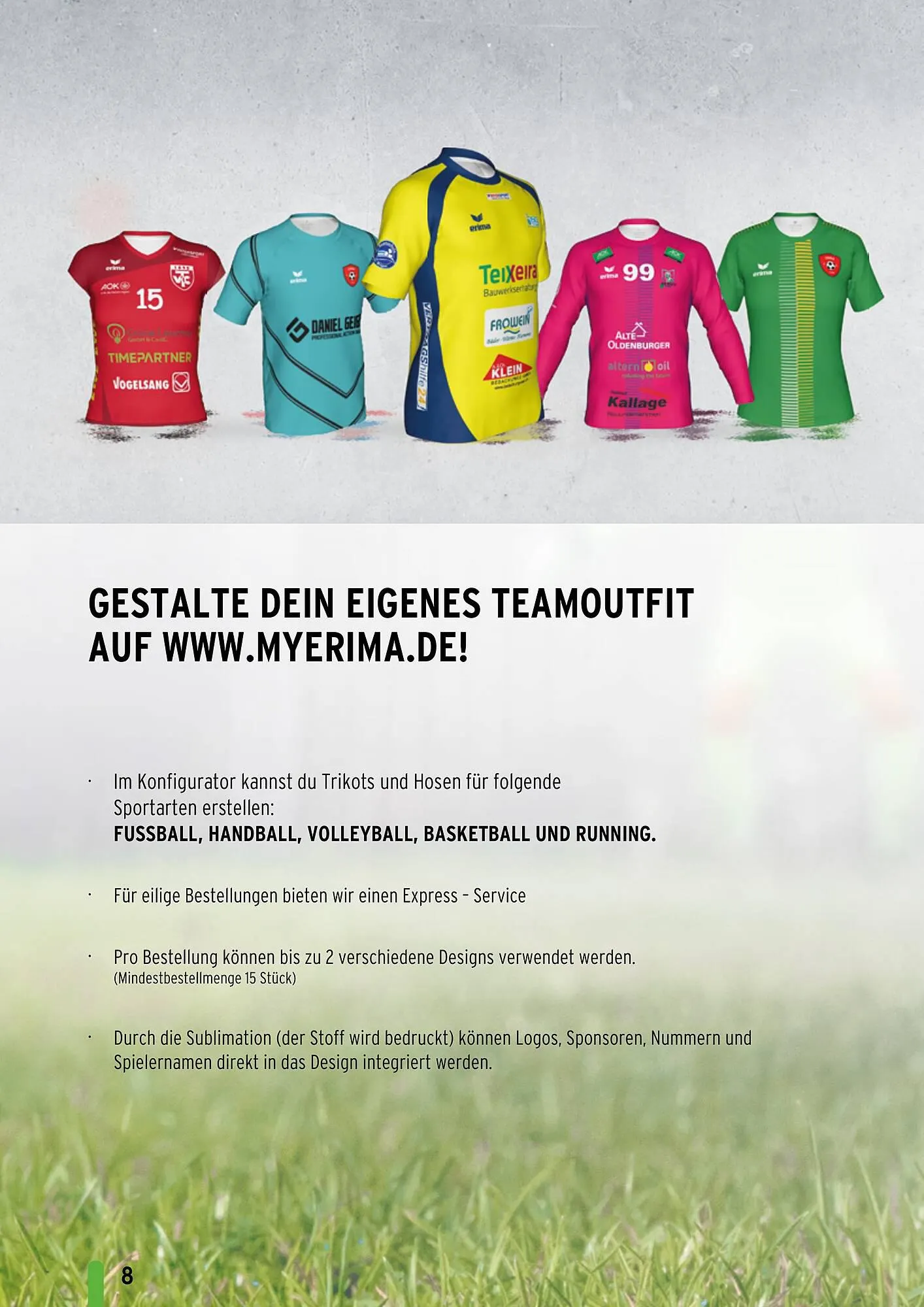 ERIMA Flugblatt von 2. Jänner bis 31. Dezember 2024 - Flugblätt seite  8