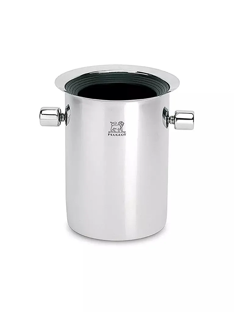 Champagnerkühler mit Kühlakku 19cm Edelstahl