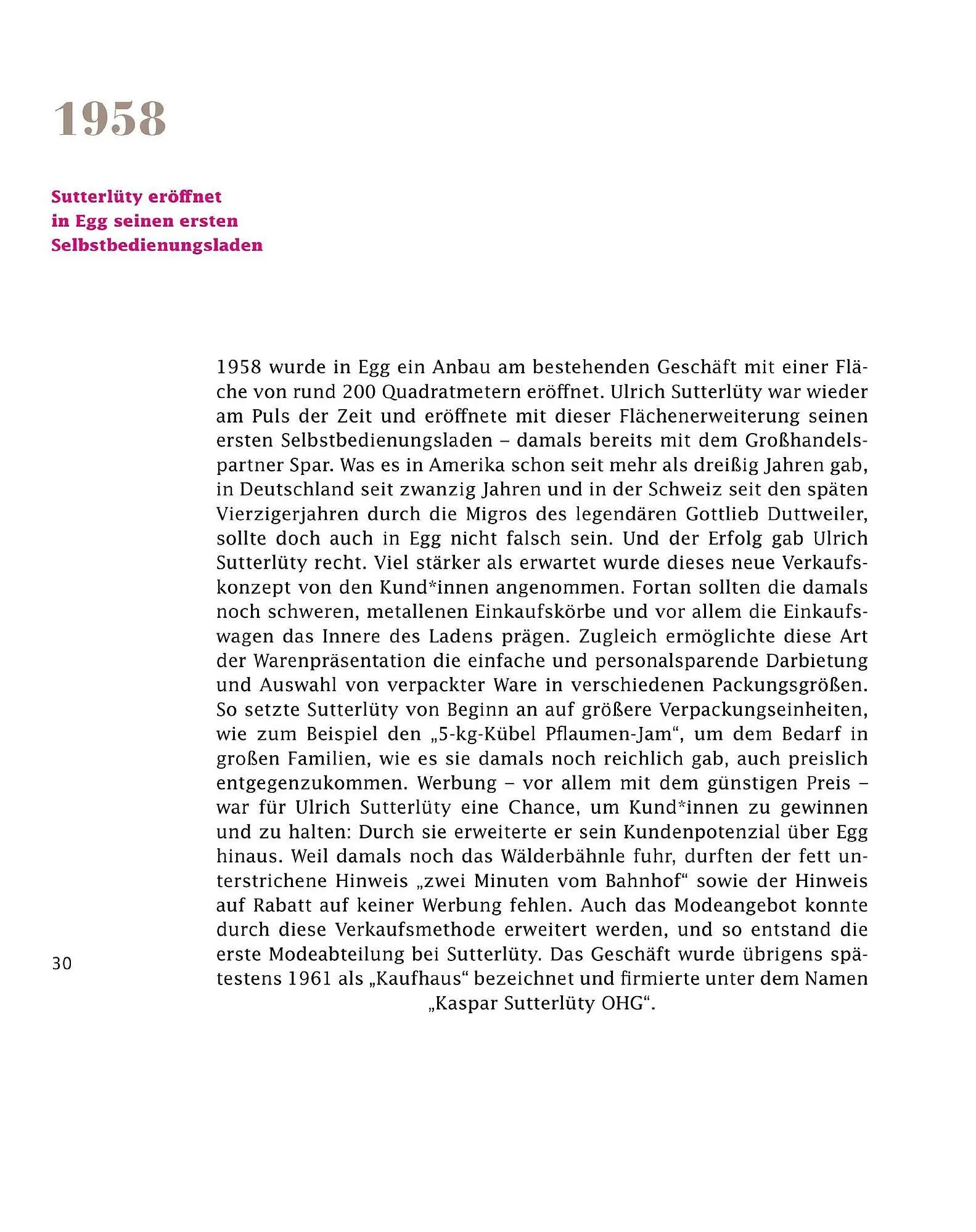 Sutterlüty Flugblatt von 21. Juli bis 31. Dezember 2025 - Flugblätt seite  30