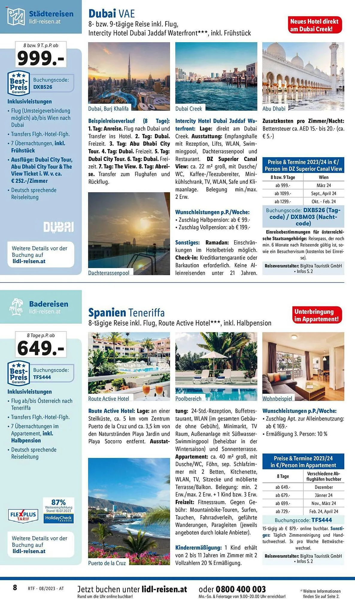 Lidl Flugblatt von 12. August bis 15. September 2023 - Flugblätt seite 8