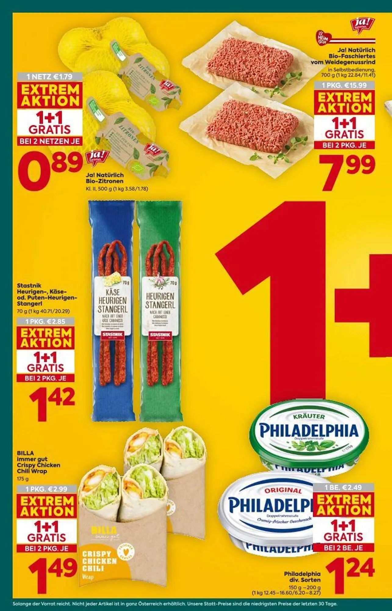 Billa Corso Flugblatt von 22. Jänner bis 28. Jänner 2026 - Flugblätt seite  4