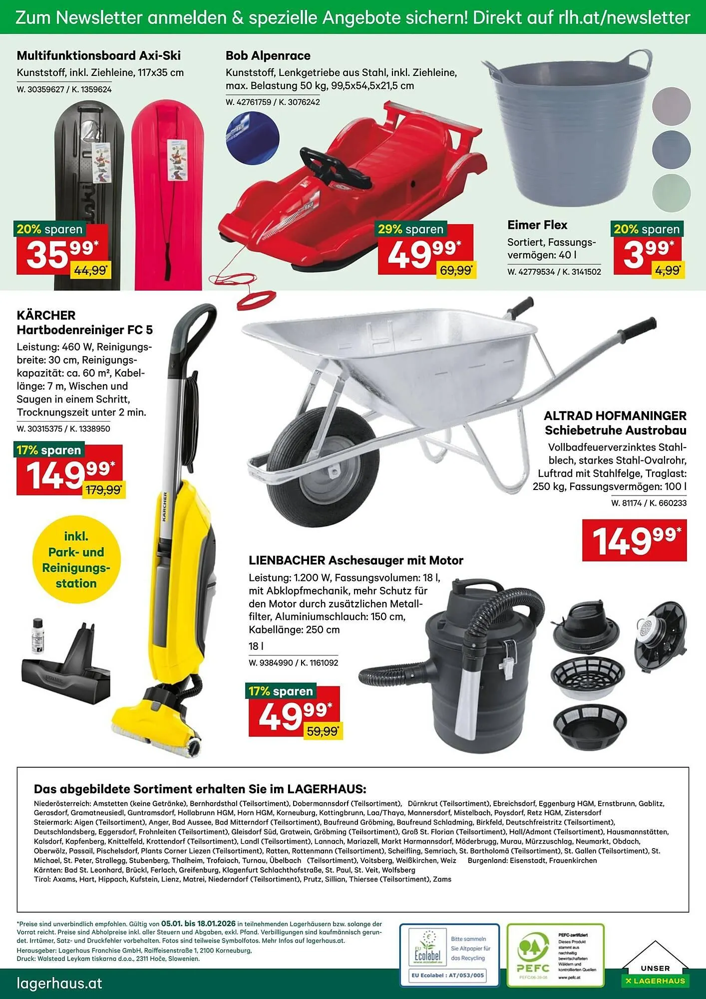 Lagerhaus Flugblatt von 5. Jänner bis 18. Jänner 2026 - Flugblätt seite 6
