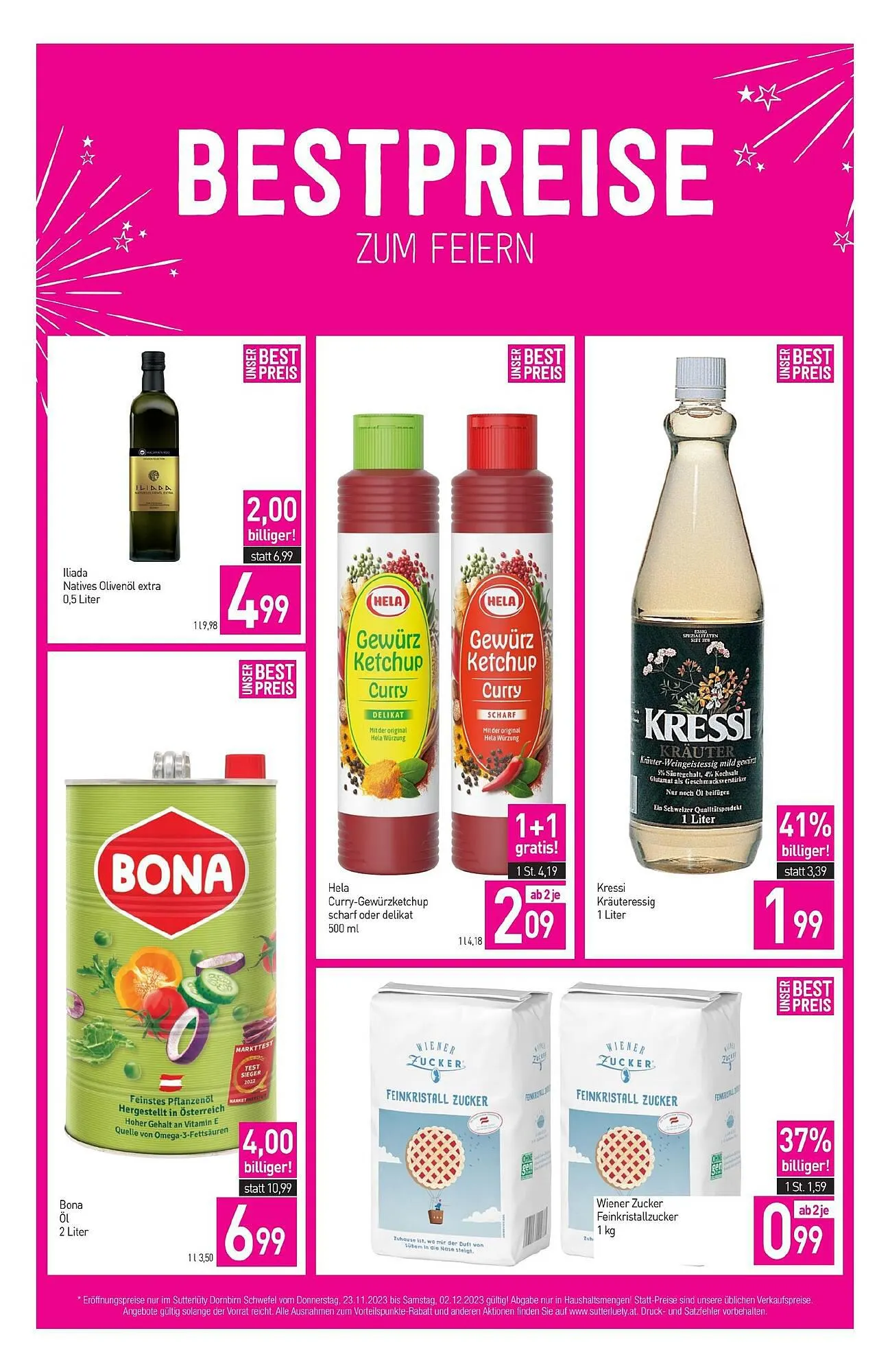 Sutterlüty Flugblatt von 23. November bis 7. Dezember 2023 - Flugblätt seite 7