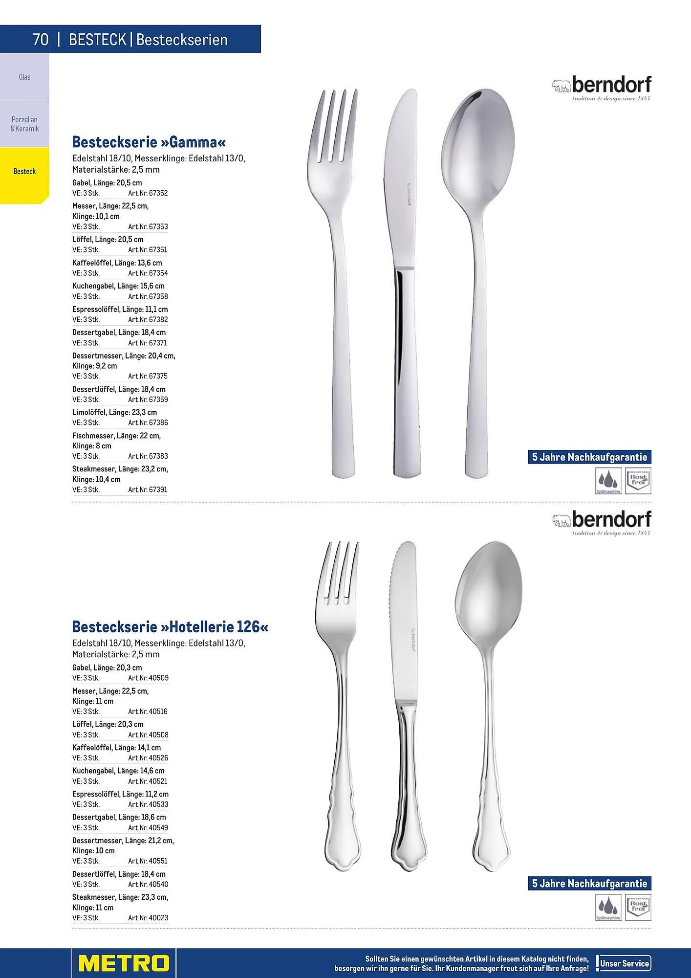 Metro Flugblatt von 25. März bis 31. Dezember 2026 - Flugblätt seite  70