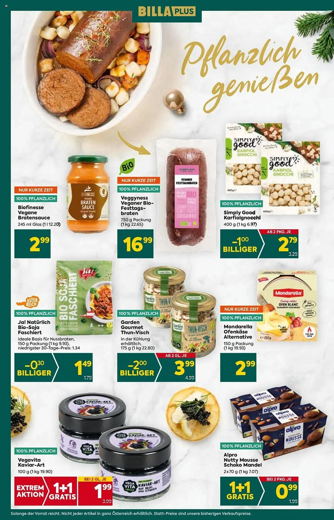 Billa Flugblatt von 7. Dezember bis 13. Dezember 2023 - Flugblätt seite 10