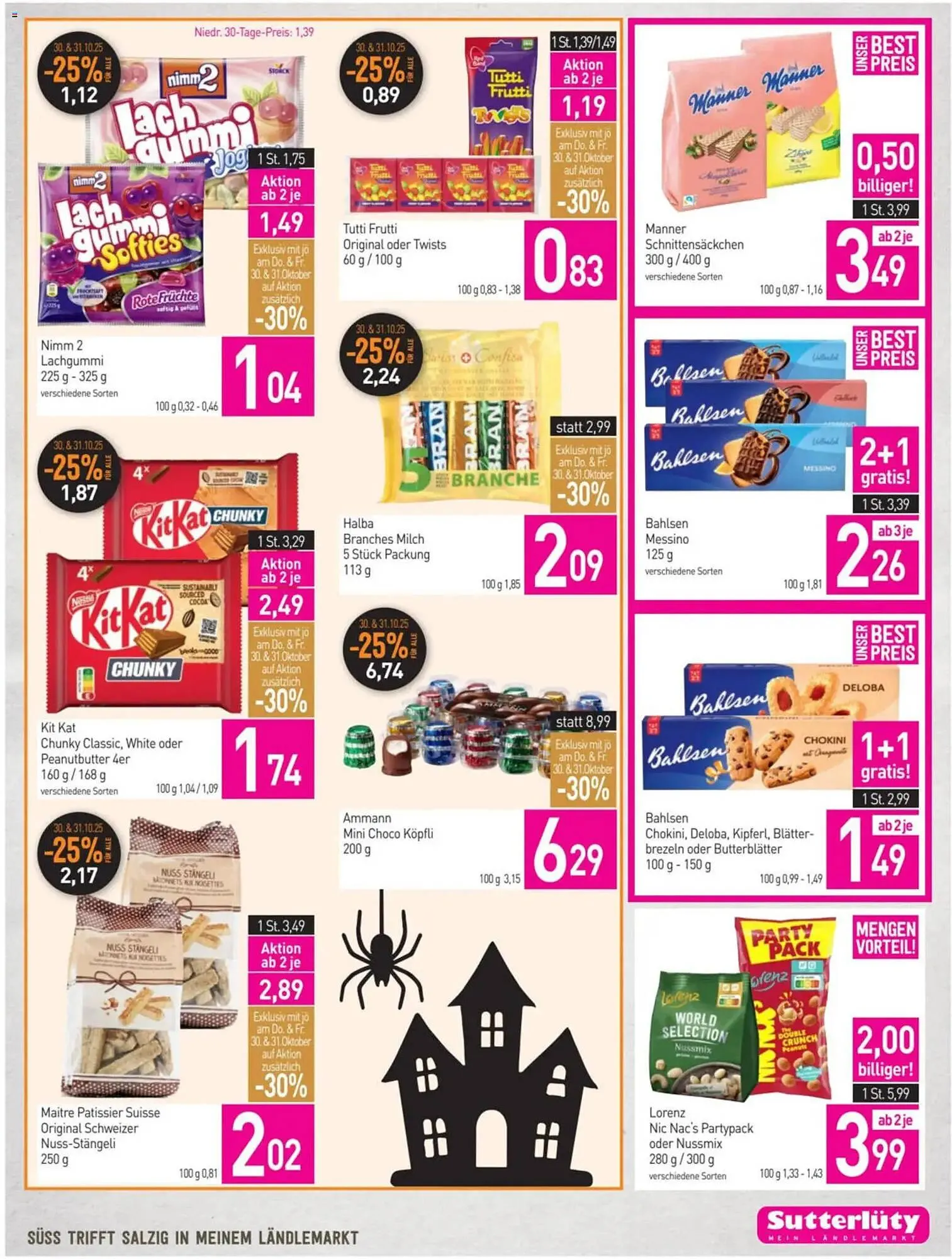 Sutterlüty Flugblatt von 30. Oktober bis 4. November 2025 - Flugblätt seite  15