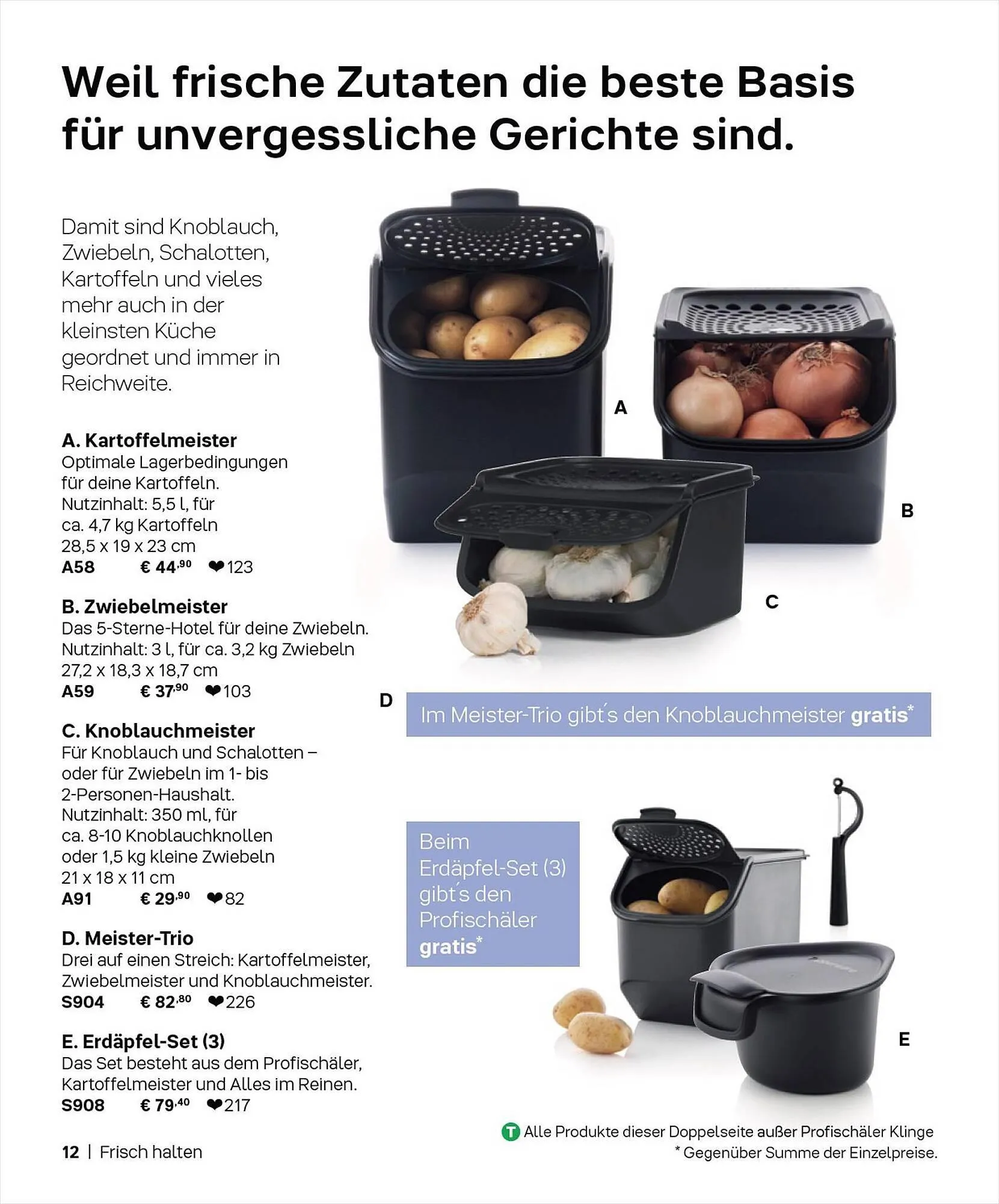 Tupperware Flugblatt von 1. September bis 29. Februar 2024 - Flugblätt seite  12