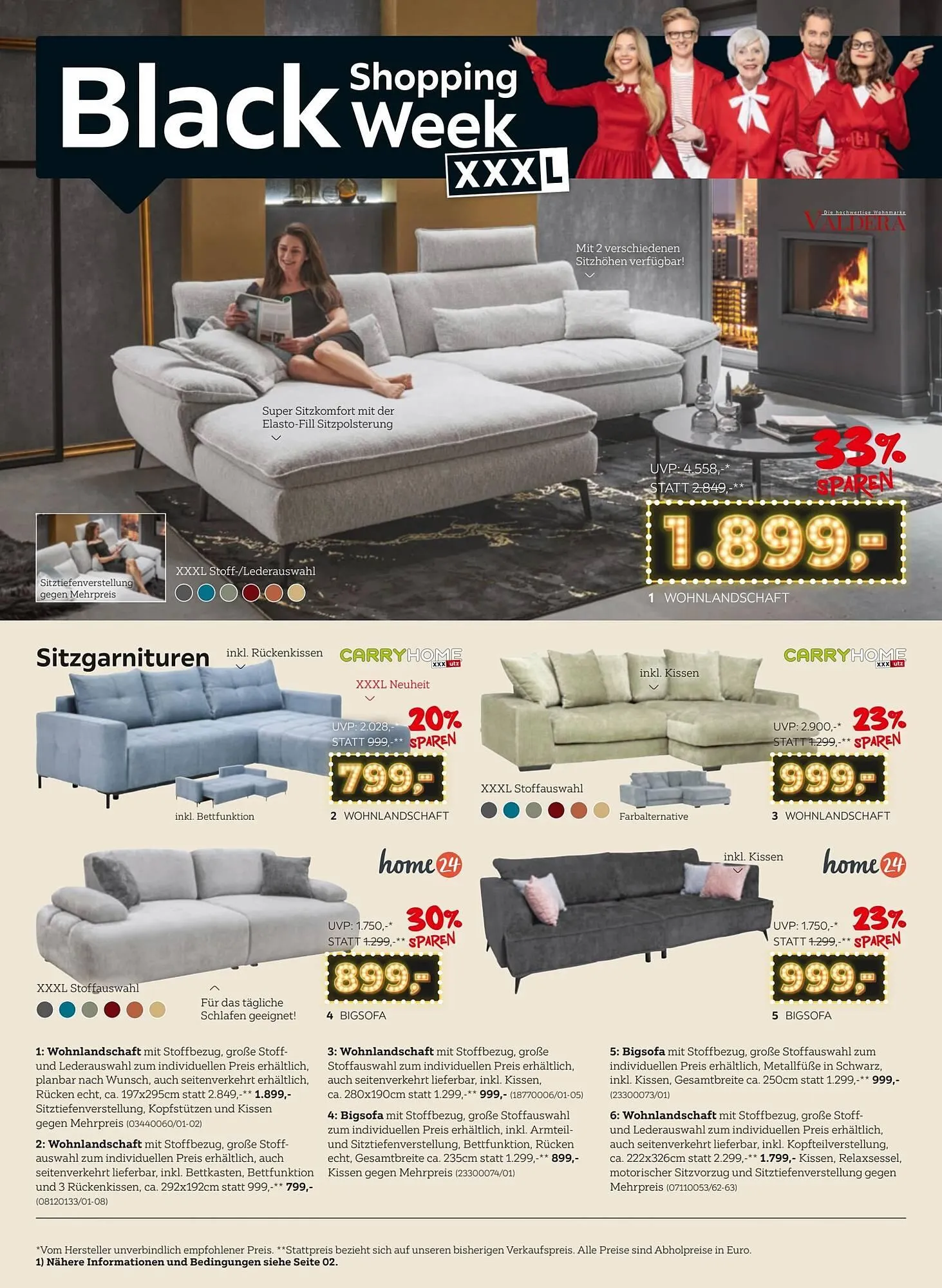 XXXLutz Prospekt von 24. November bis 8. Dezember 2025 - Flugblätt seite  4