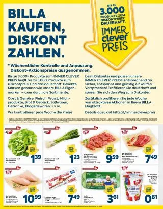 BILLA Flugblatt von 1. Oktober bis 7. Oktober 2026 - Flugblätt seite  2
