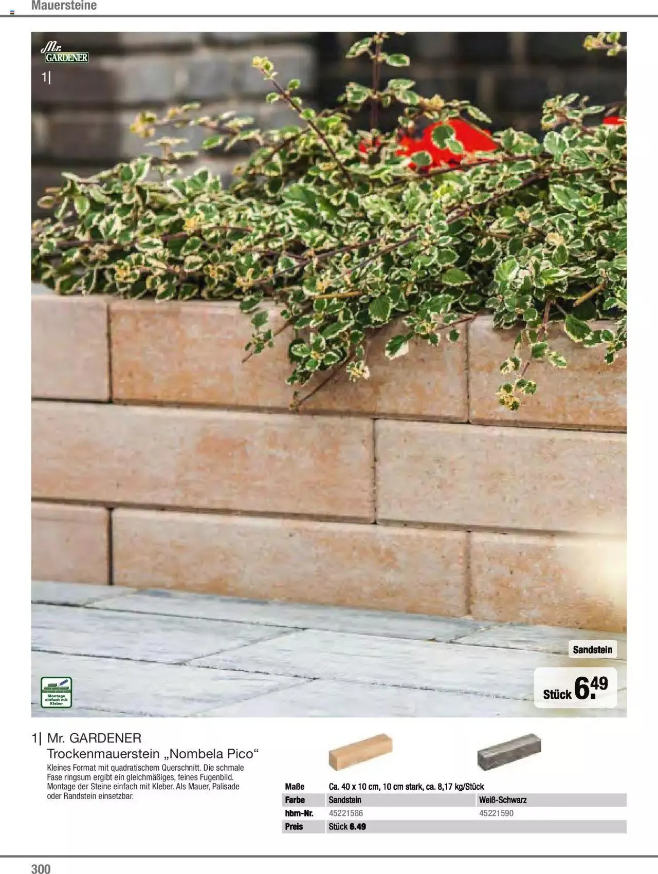 Hagebau Gartenjahr 2023 von 7. März bis 31. Dezember 2023 - Flugblätt seite 300