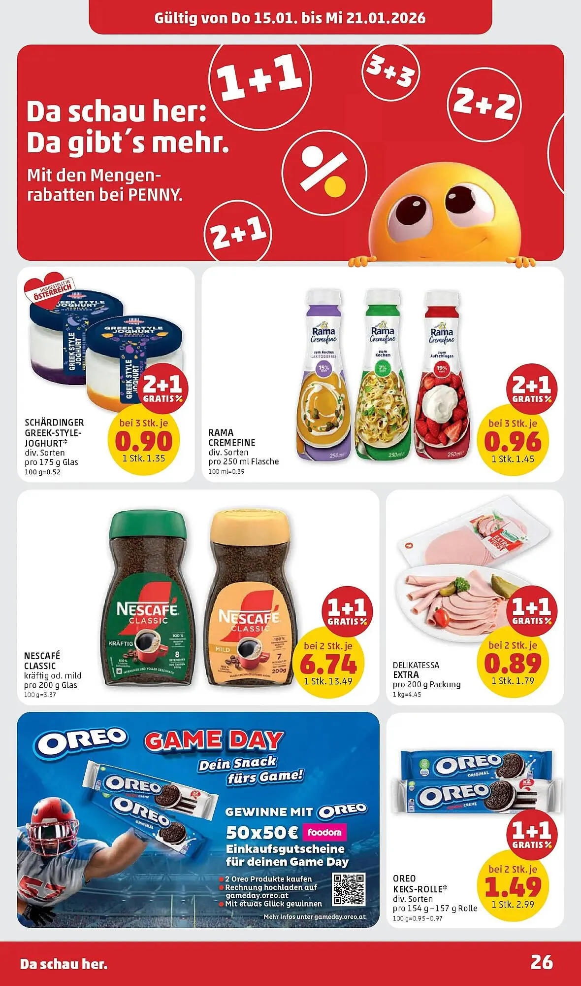 PENNY Flugblatt von 15. Jänner bis 21. Jänner 2026 - Flugblätt seite  26