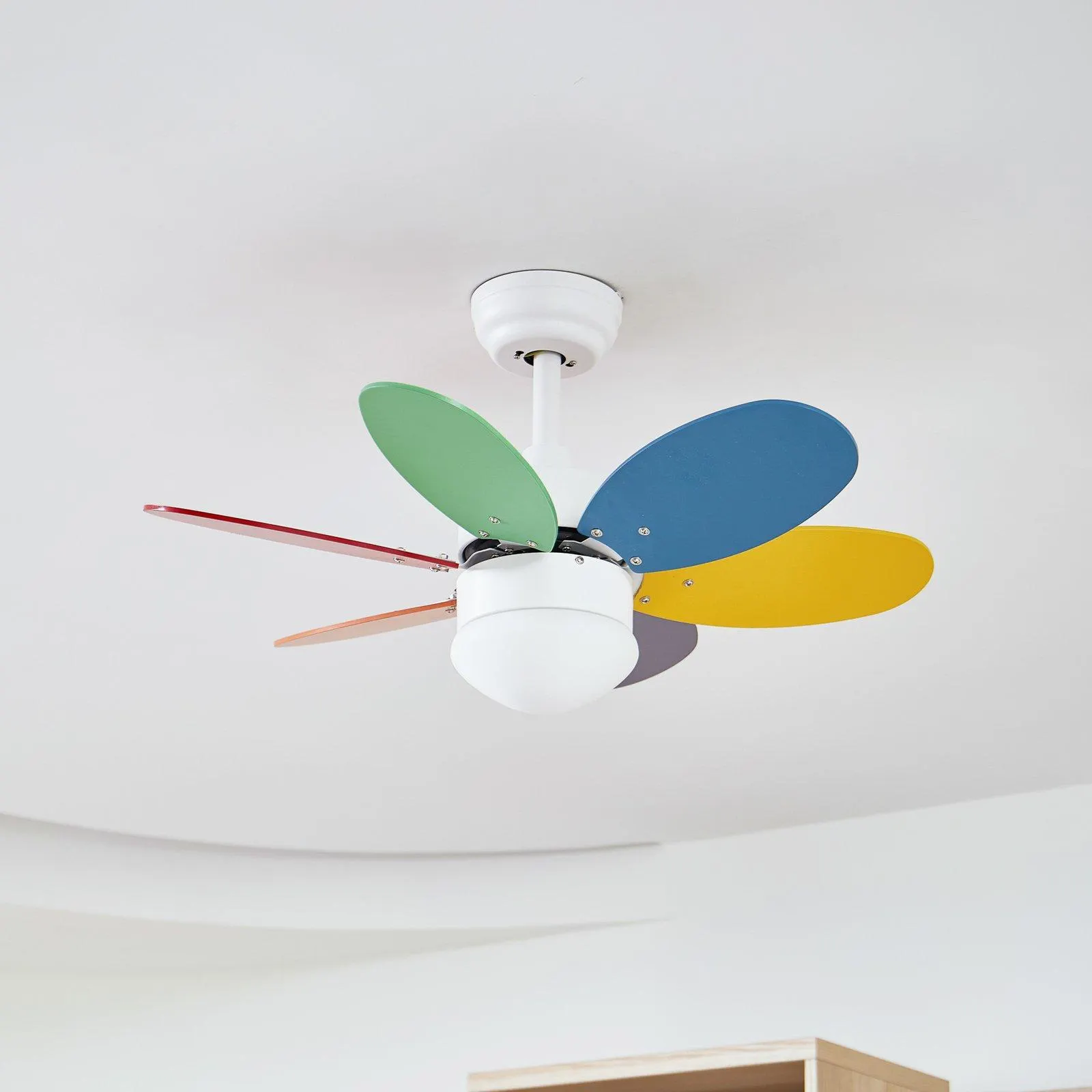 Lindby Deckenventilator mit Licht Litur, leise, Ø 77 cm, E27