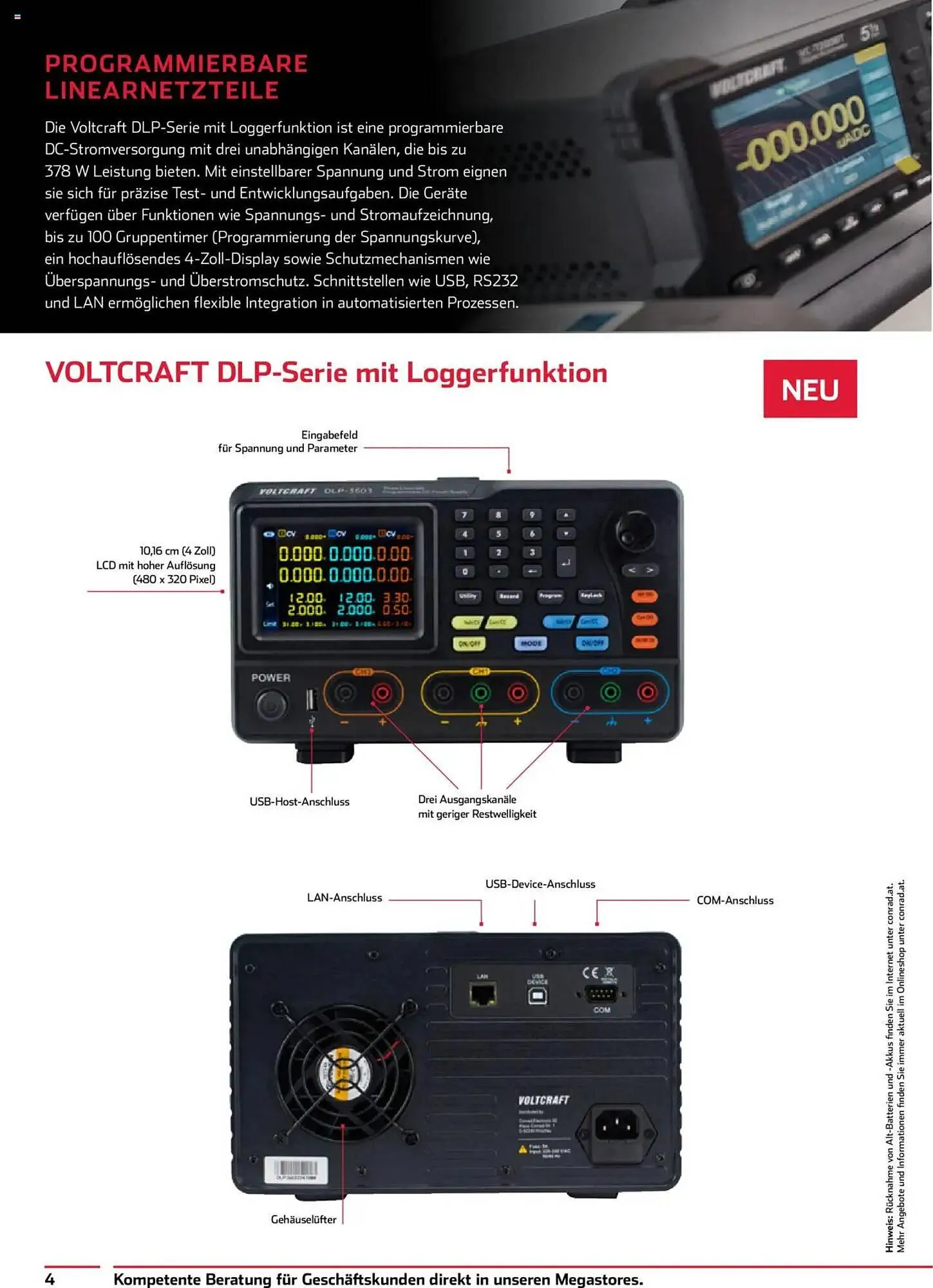 Conrad Katalog von 1. Oktober bis 30. November 2025 - Flugblätt seite  4