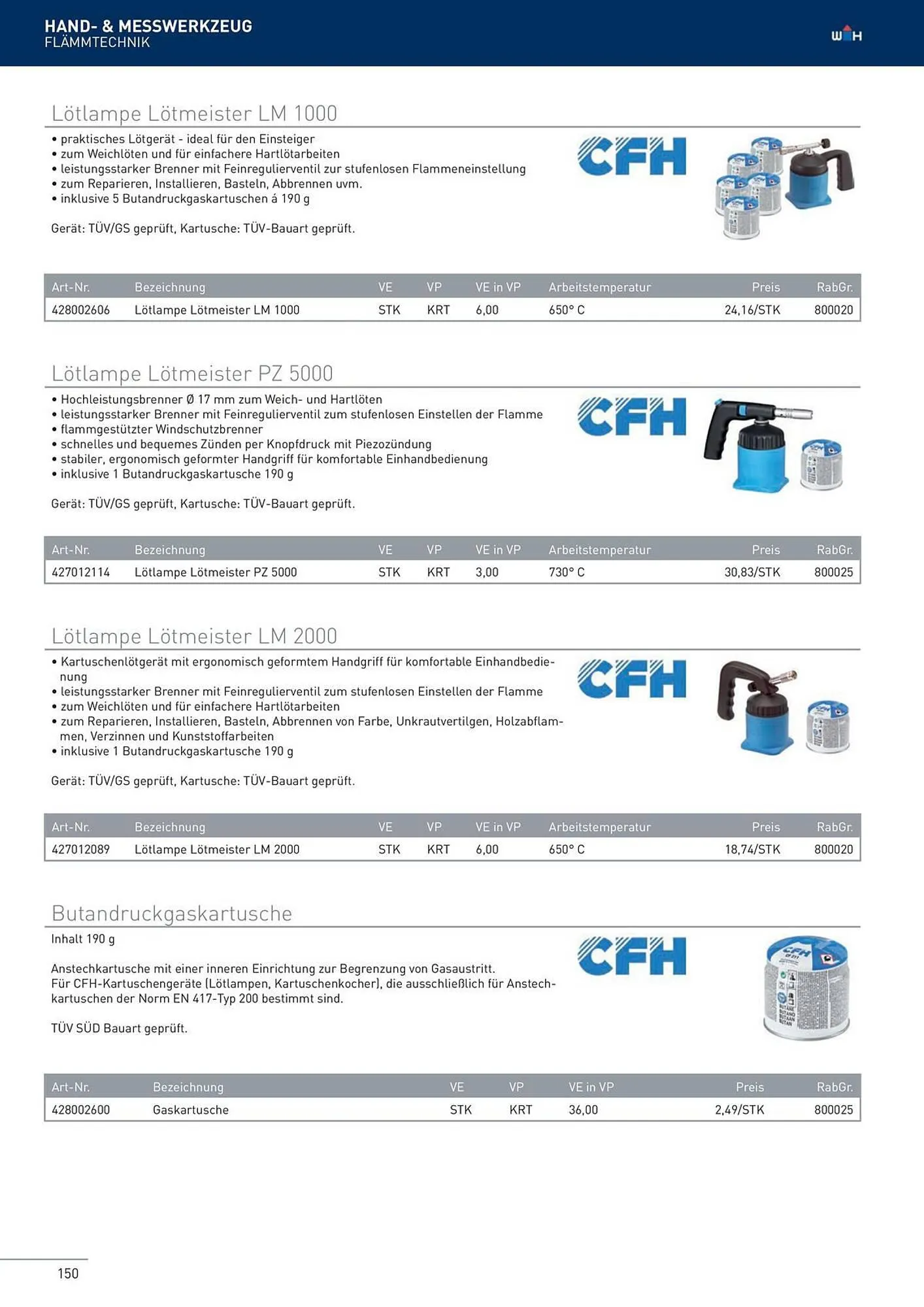Würth Flugblatt von 22. Februar bis 31. Dezember 2024 - Flugblätt seite 150