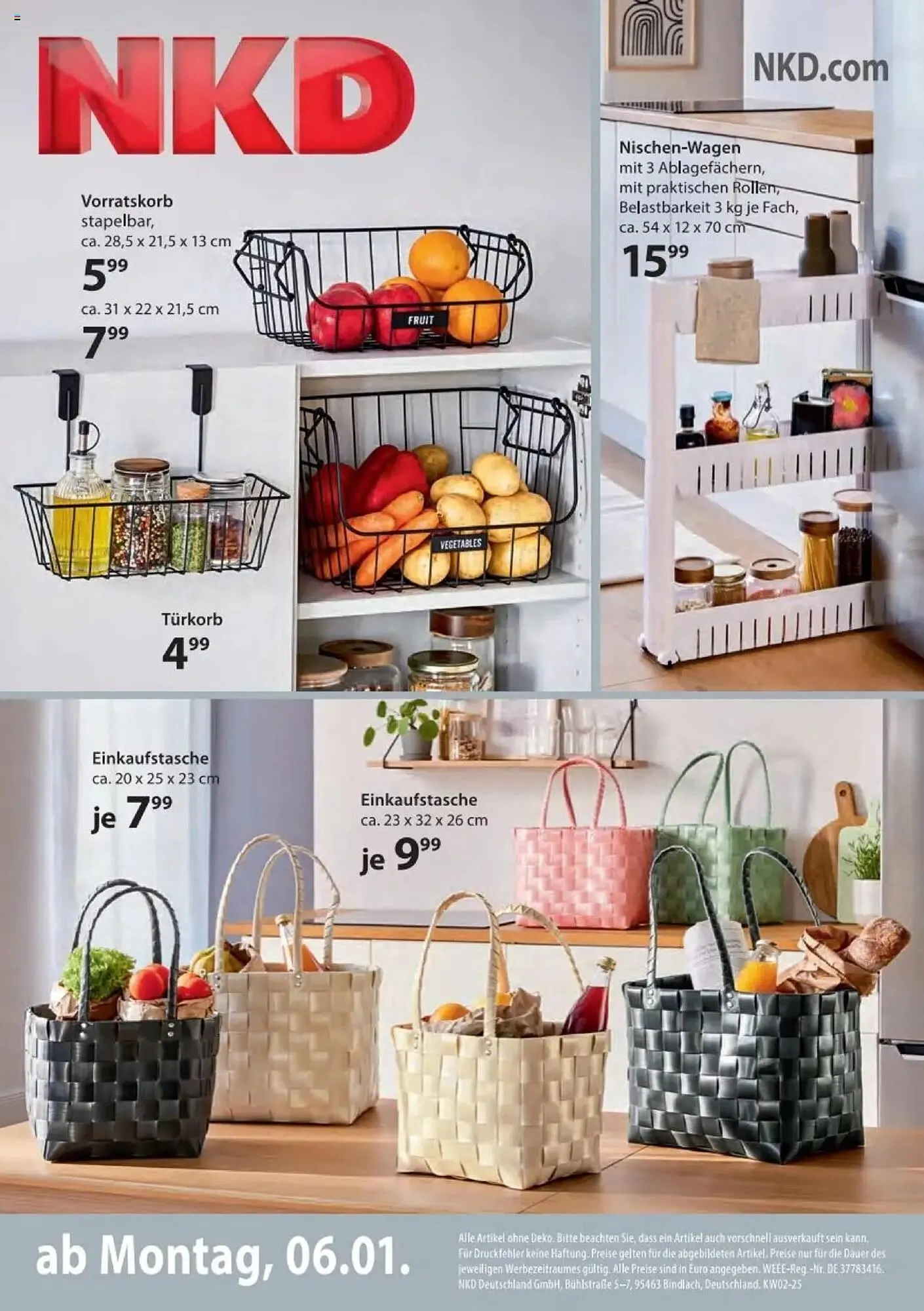 NKD Flugblatt von 6. Jänner bis 9. Februar 2025 - Flugblätt seite  6