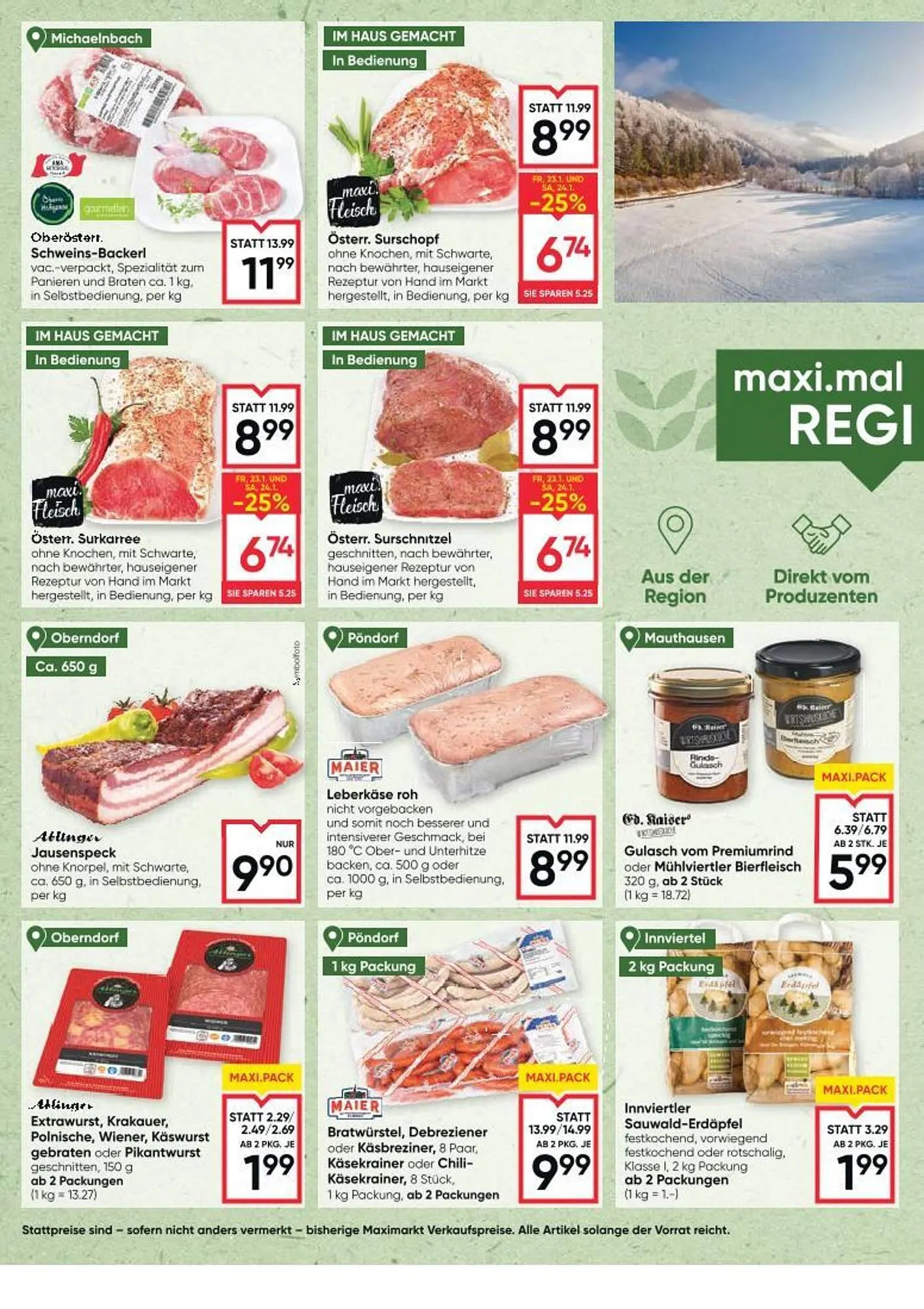 Maximarkt Flugblatt von 22. Jänner bis 28. Jänner 2026 - Flugblätt seite  4