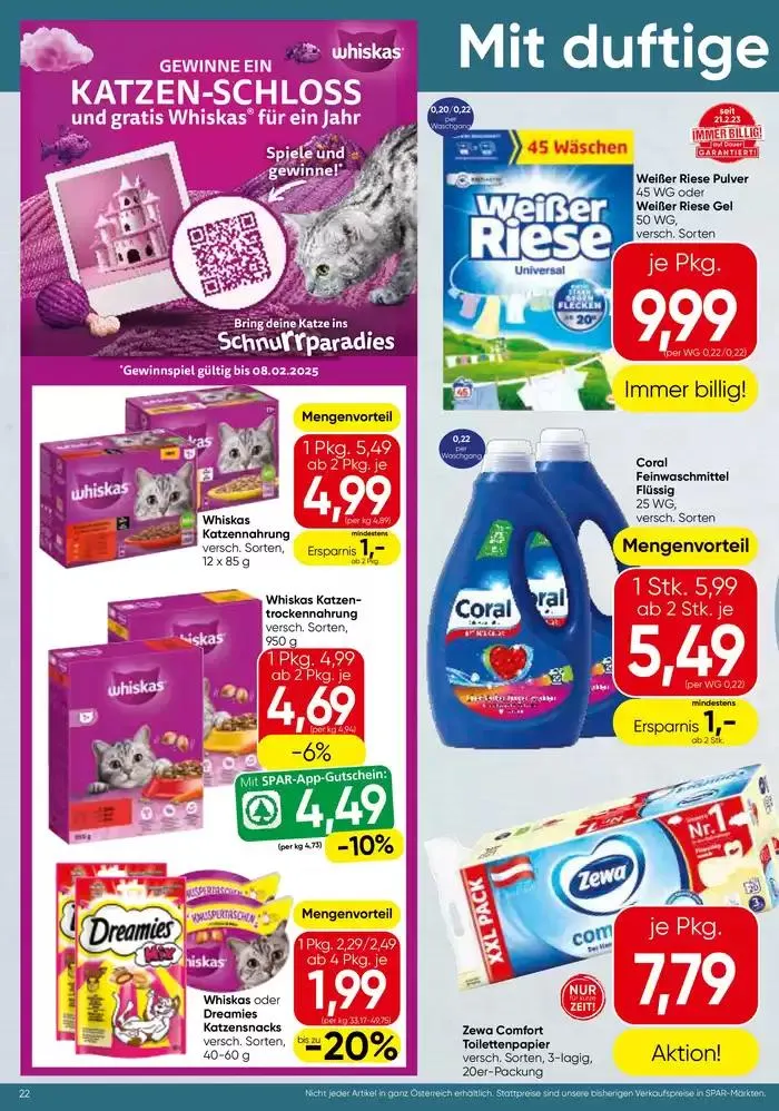 Tolles Angebot für alle Kunden von 29. Jänner bis 12. Februar 2025 - Flugblätt seite 22