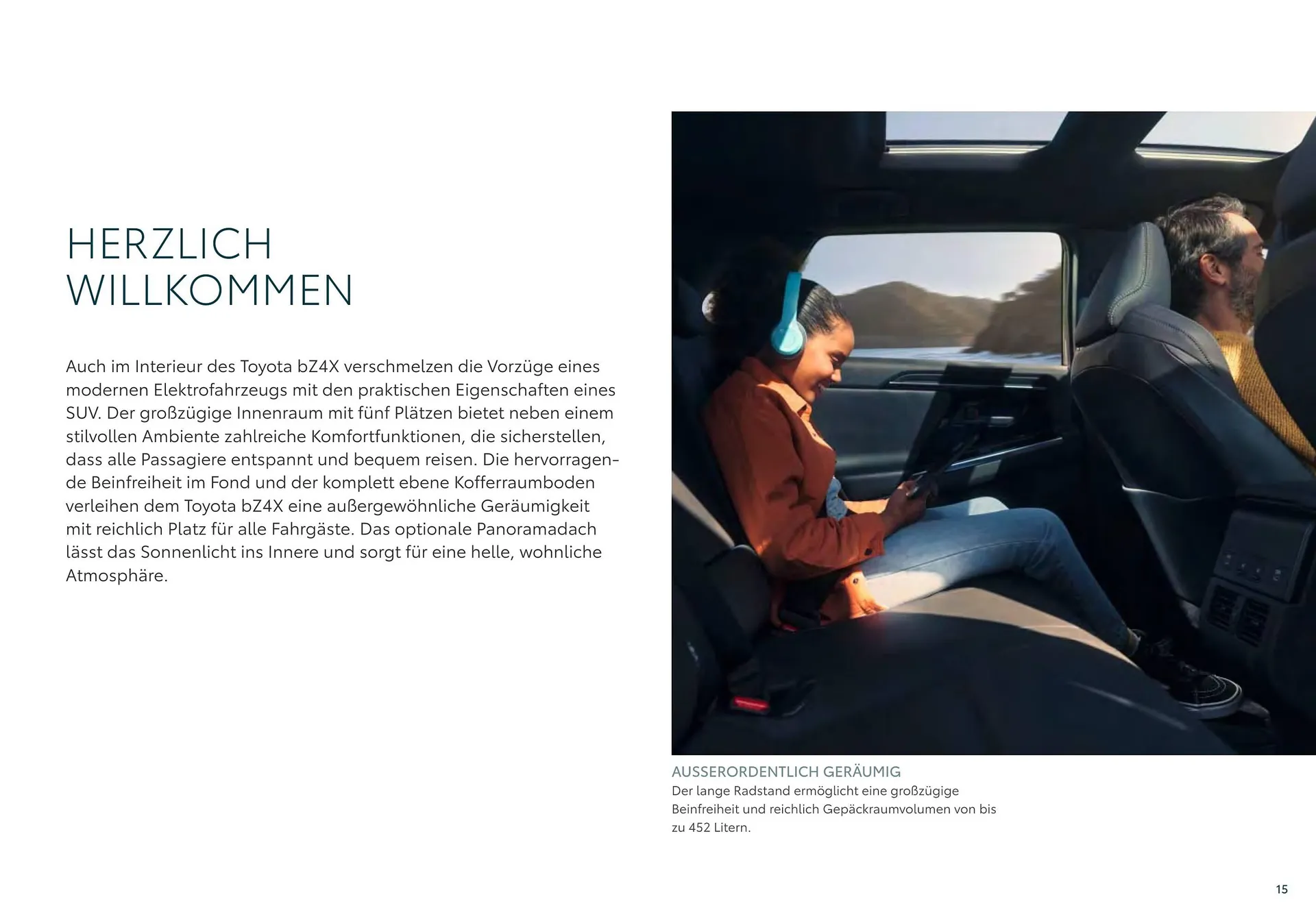 Toyota bZ4X Flugblatt von 11. Juli bis 9. Jänner 2025 - Flugblätt seite  15