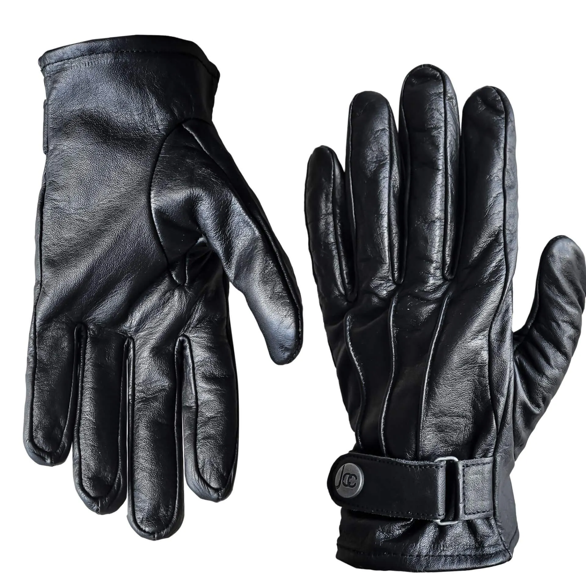 Lederhandschuhe, Schwarz