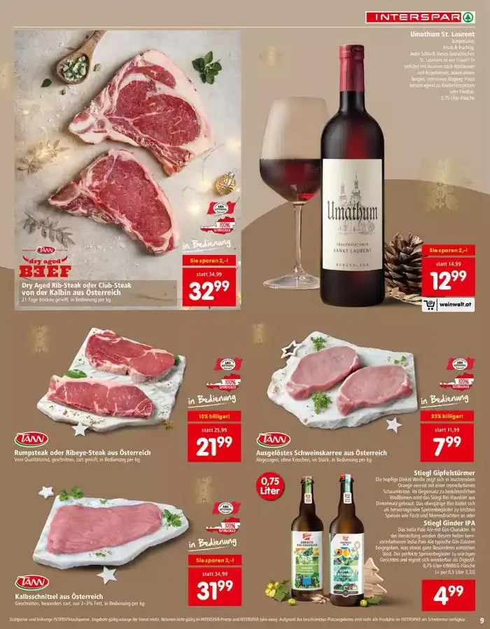 Große Auswahl an Angeboten von 21. November bis 5. Dezember 2024 - Flugblätt seite  9