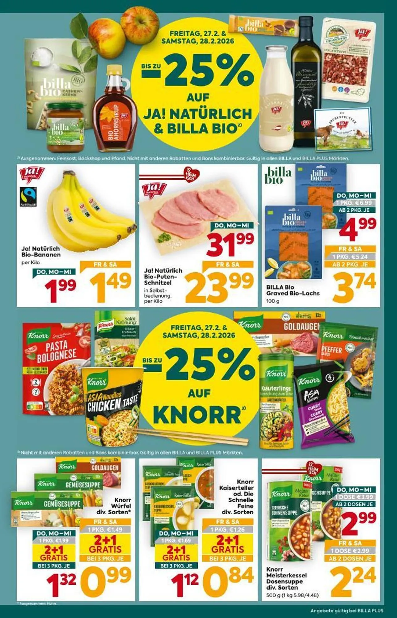 Billa Corso Flugblatt von 26. Februar bis 4. März 2026 - Flugblätt seite  3