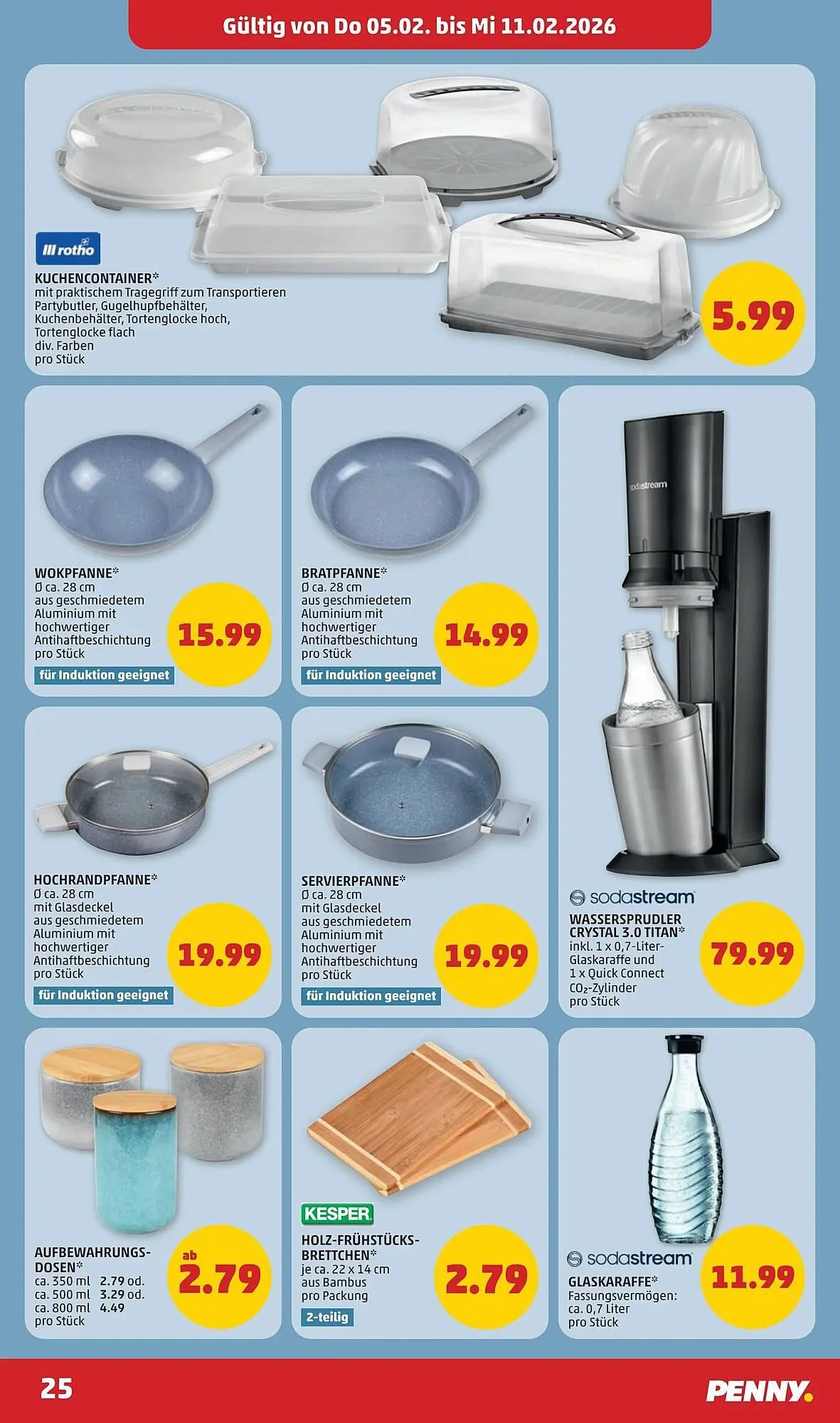 PENNY Flugblatt von 5. Februar bis 11. Februar 2026 - Flugblätt seite  25