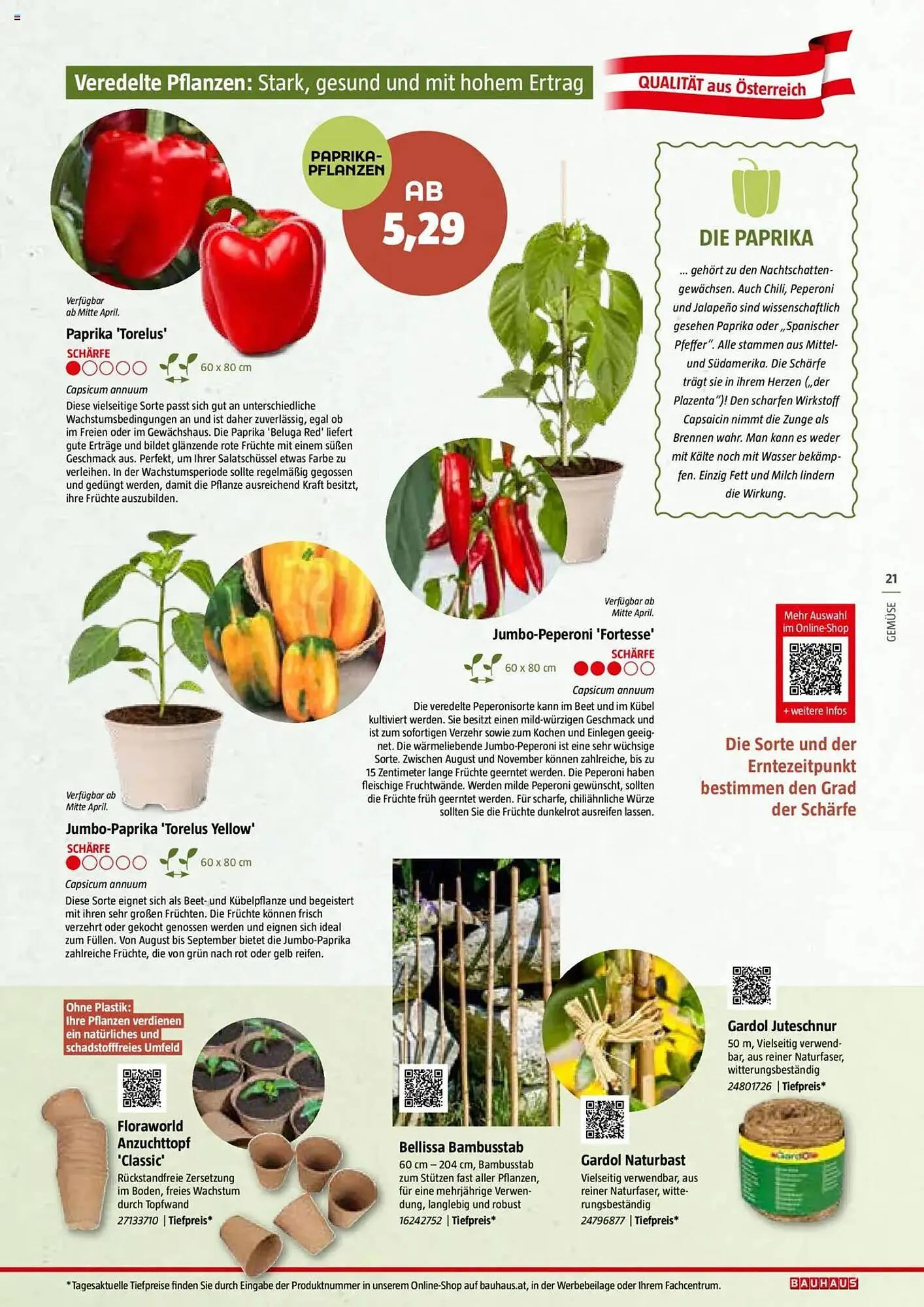 Bauhaus Flugblatt von 1. Juli bis 6. März 2026 - Flugblätt seite 21