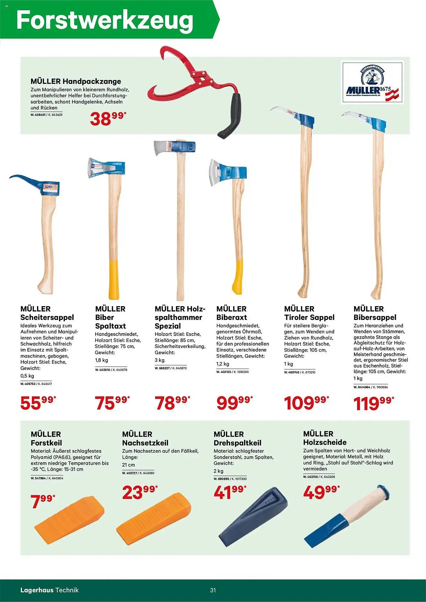 Lagerhaus Flugblatt von 5. November bis 31. Dezember 2025 - Flugblätt seite 31