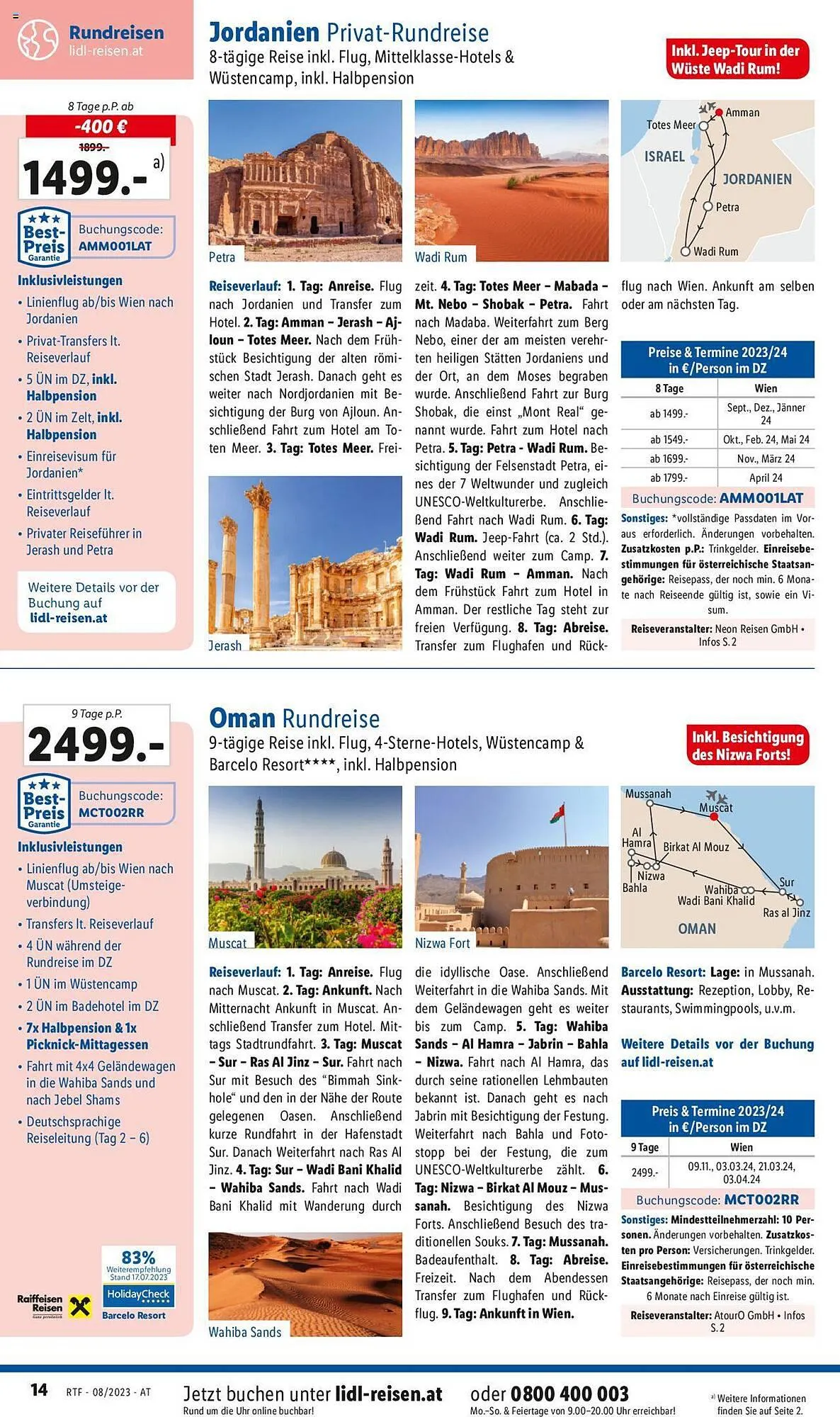 Lidl Flugblatt von 12. August bis 15. September 2023 - Flugblätt seite 14