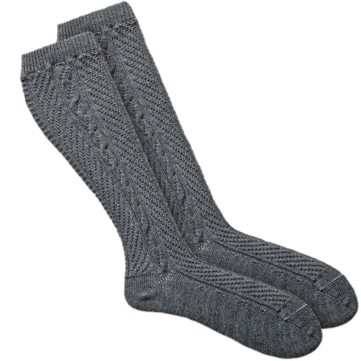 Trachtenstutzen, Grau