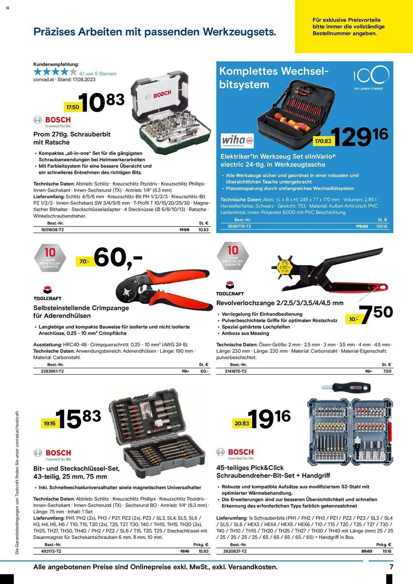 Conrad Flugblatt von 4. September bis 22. Oktober 2023 - Flugblätt seite 9