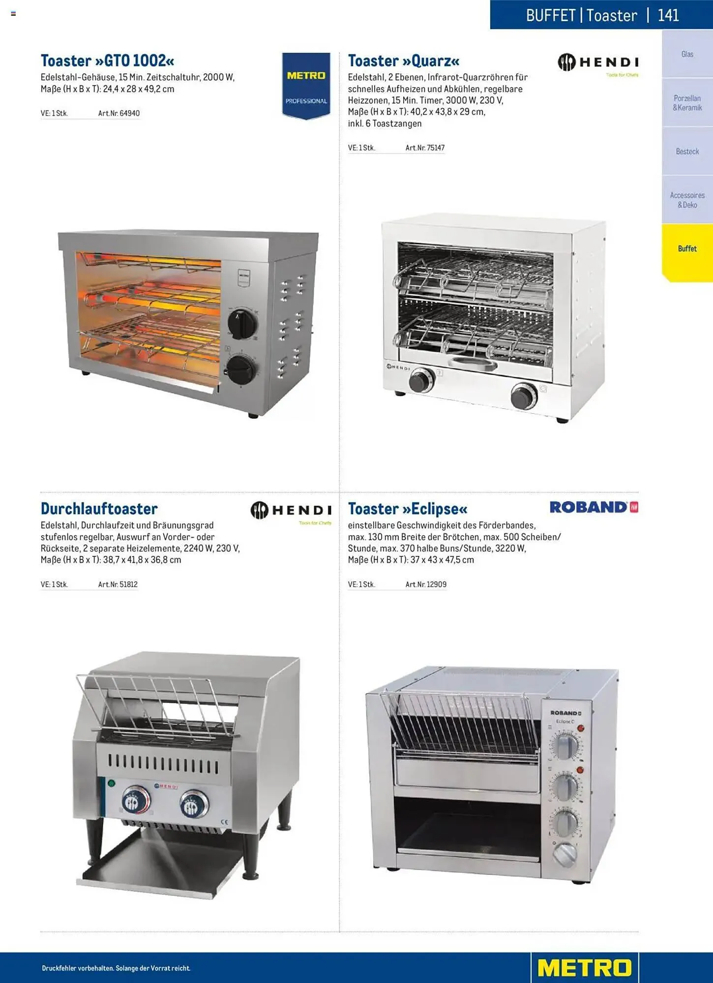 Metro Flugblatt von 2. Dezember bis 31. Dezember 2025 - Flugblätt seite  141