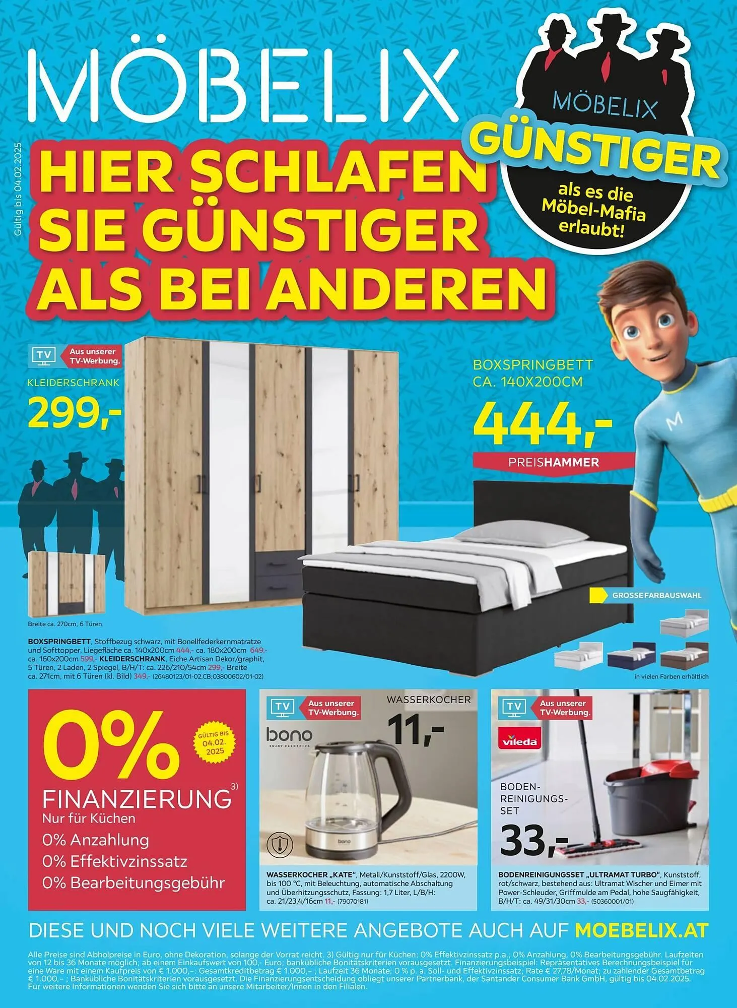 Möbelix Flugblatt von 27. Jänner bis 5. Februar 2025 - Flugblätt seite 1