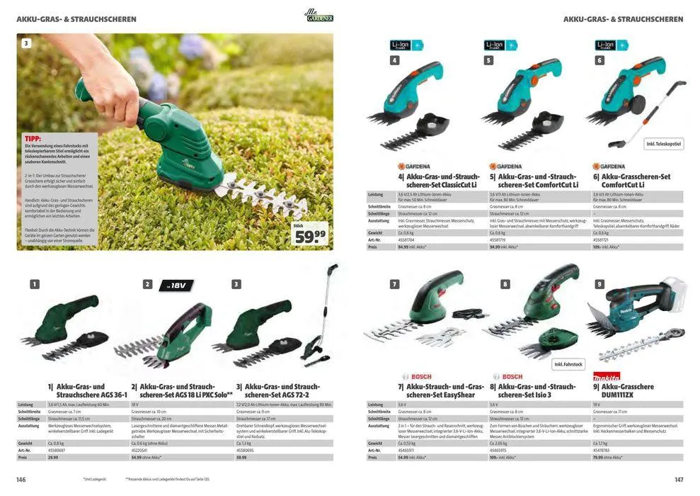 GARTENJAHR KATALOG 2024 von 8. März bis 31. Dezember 2024 - Flugblätt seite  126