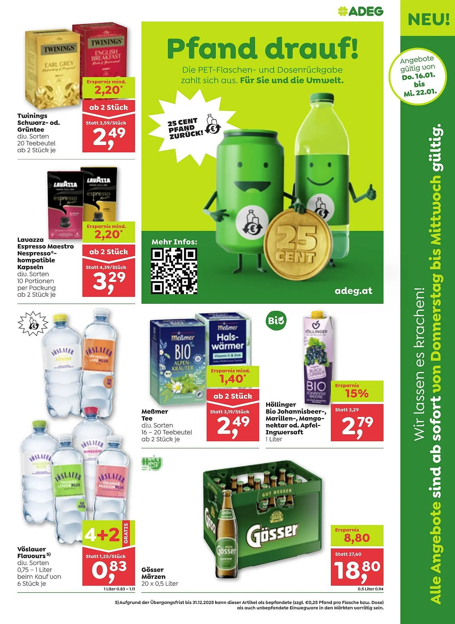 ADEG Flugblatt von 16. Jänner bis 22. Jänner 2025 - Flugblätt seite 13